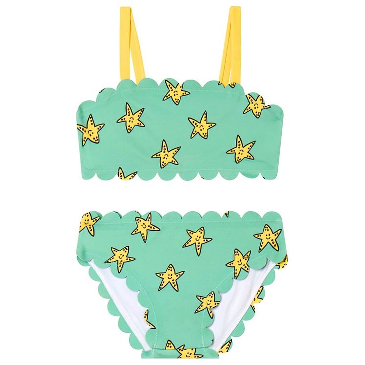 Stella McCartney Kids Bikini - UV50+ - Grøn m. Søstjerner