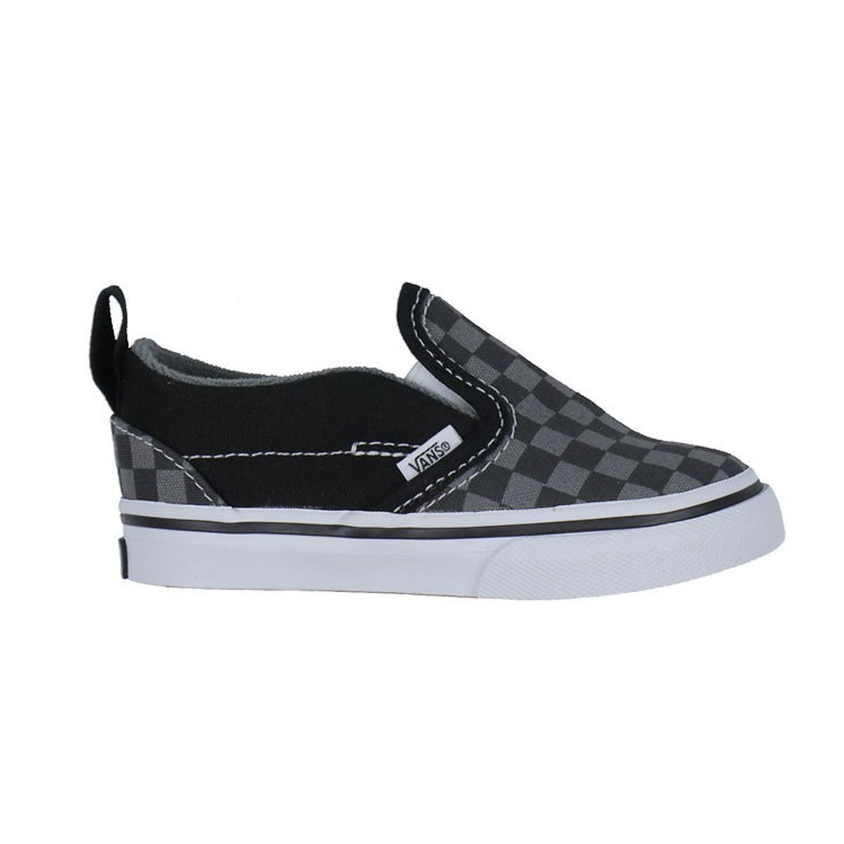 Vans Sko - Slip-On V Checkerboard - Sort/Grå