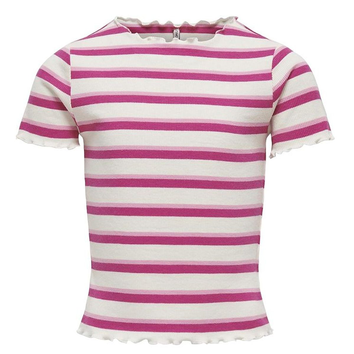 Kids Only T-shirt - Rib - Kogevig - Raspberry Rose