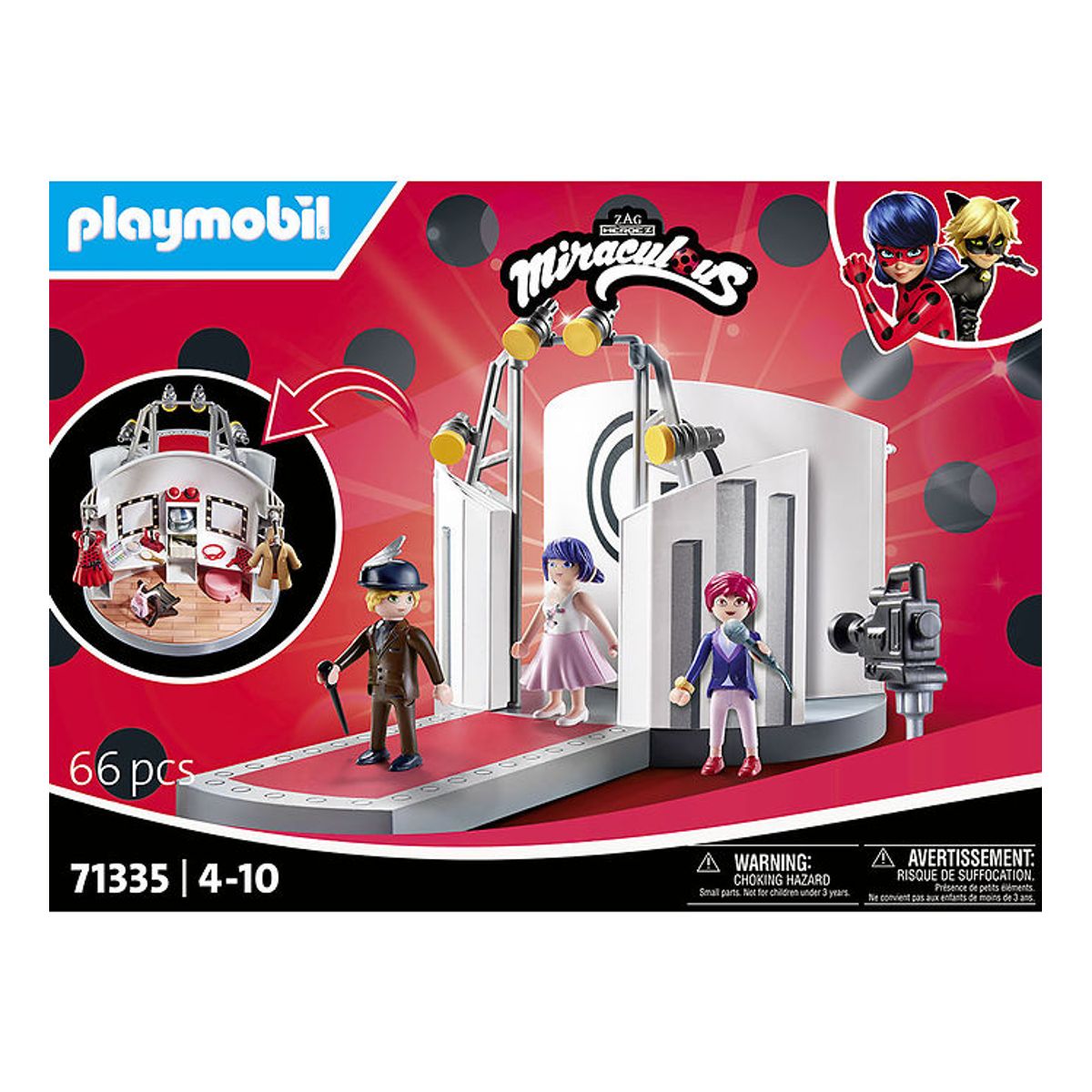 Playmobil Miraculous - Gabriels Modeshow - 71335 - 66 Dele