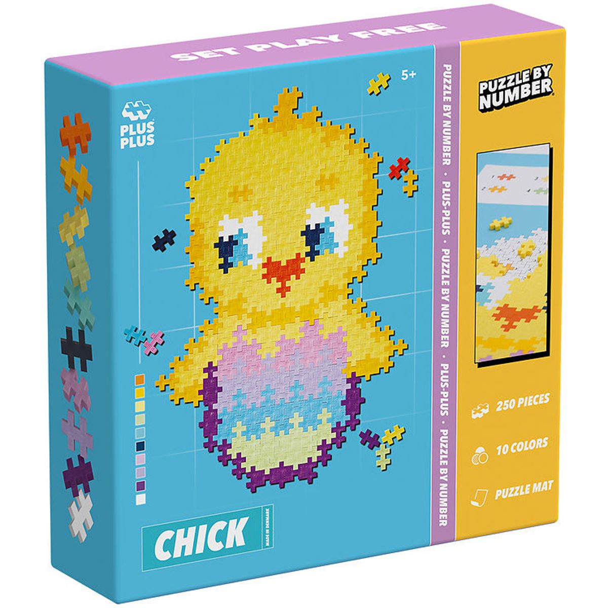 Plus-Plus Puzzle By Number - 250 stk. - Chick