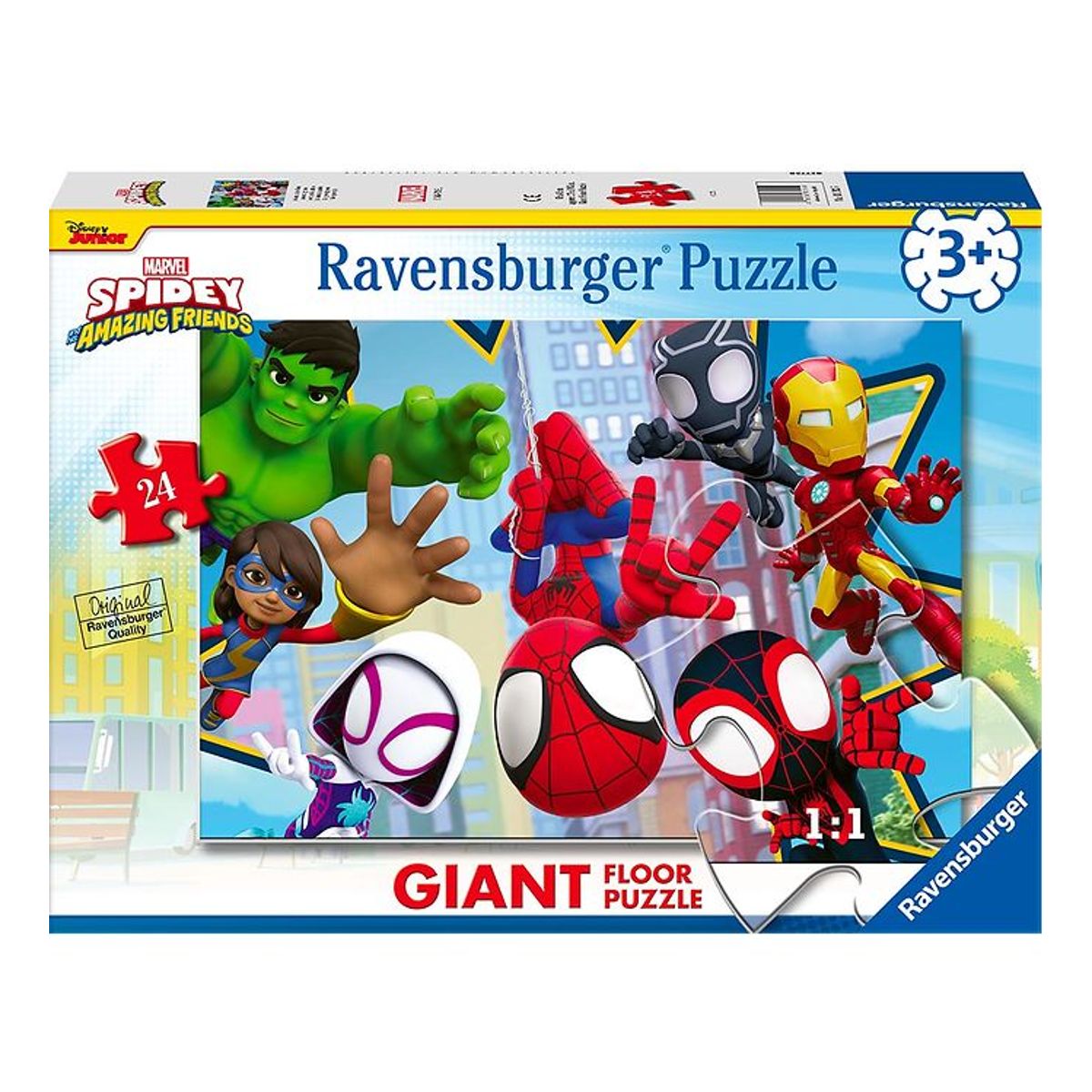 Ravensburger Gulvpuslespil - 24 Brikker - An Amazing Team