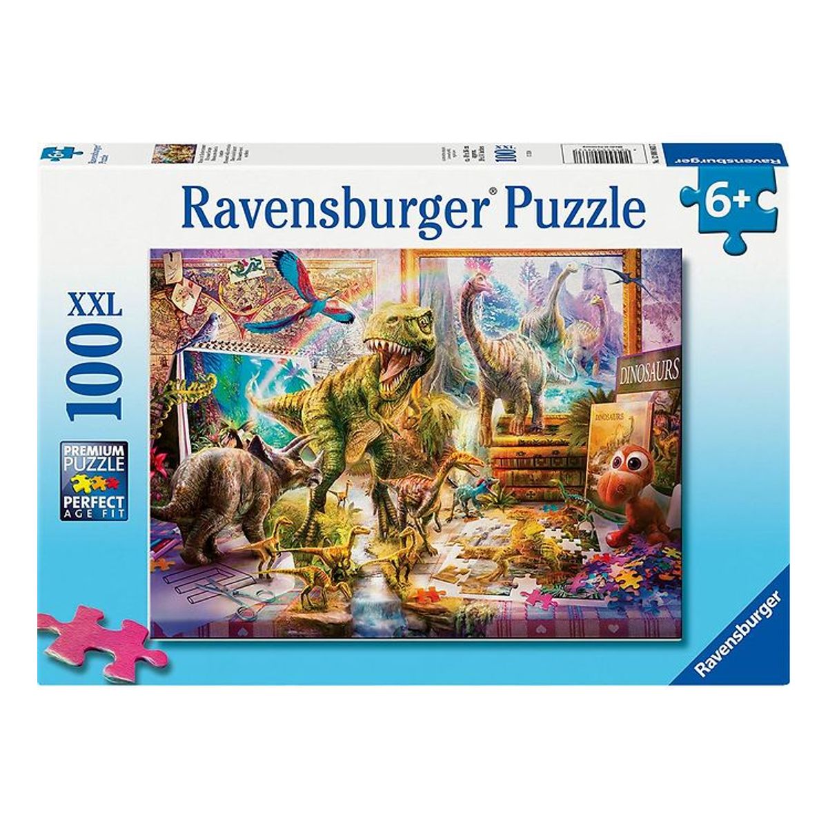 Ravensburger Puslespil - 100 Brikker - Dino Toys Come To Life