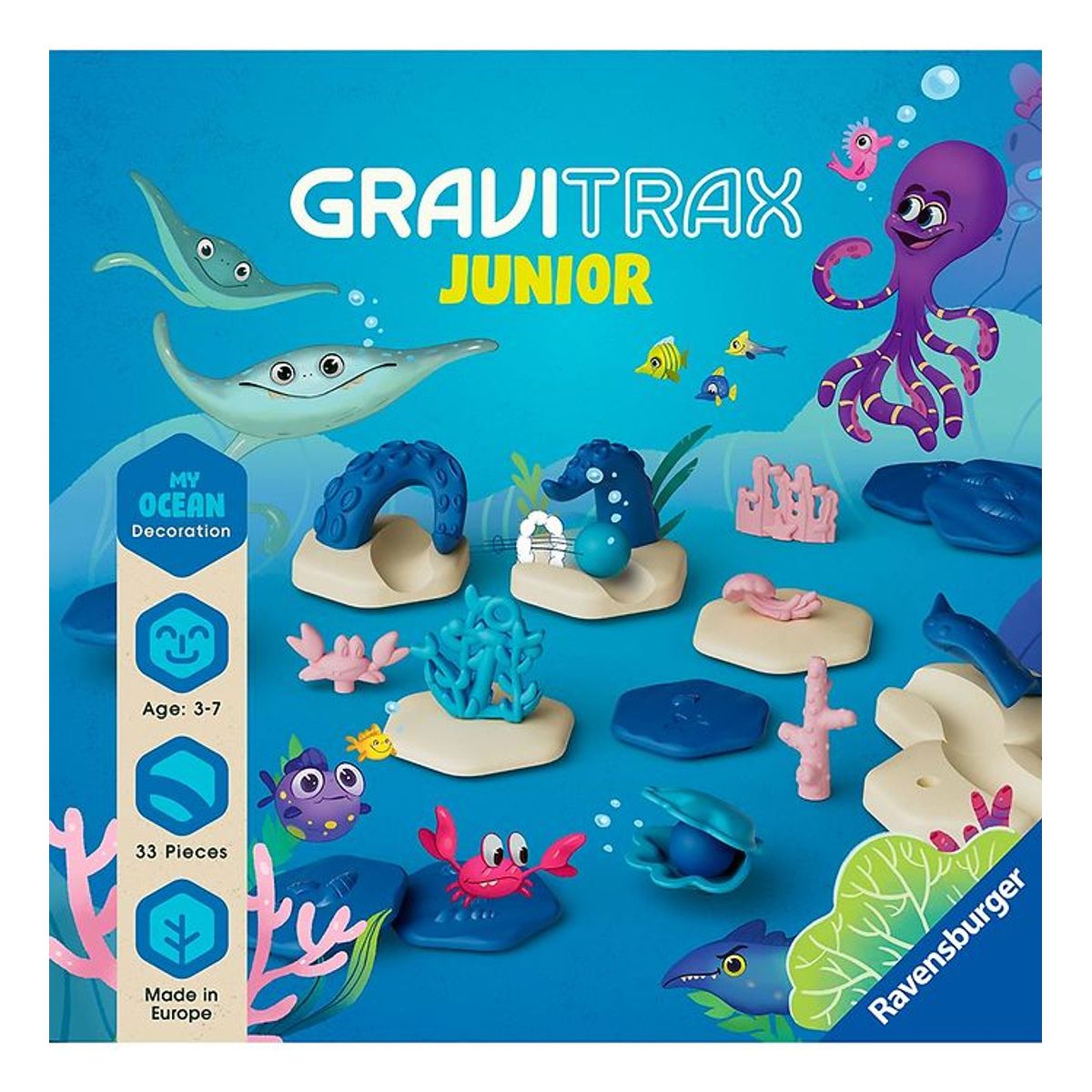 GraviTrax Junior Extension - Ocean - 33 Dele