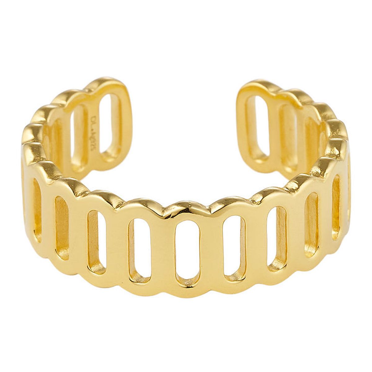 Design Letters Ring - Link Together - Guld