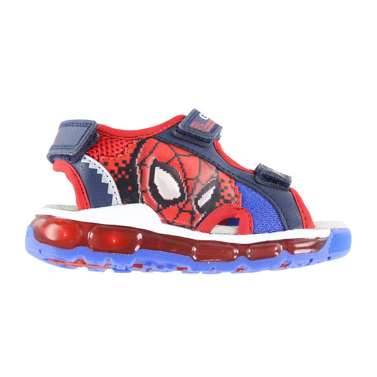 Geox Sandaler m. Lys - Android - Marvel Spider-Man - Navy/Red