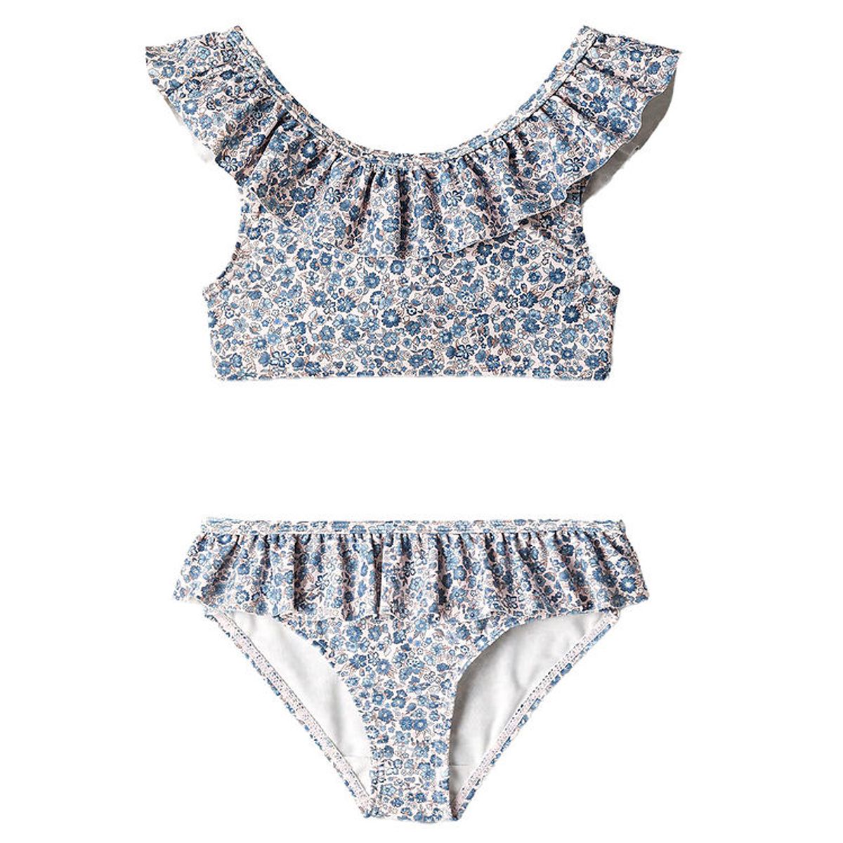 Wheat Bikini - Elina - Blue Flower Meadow