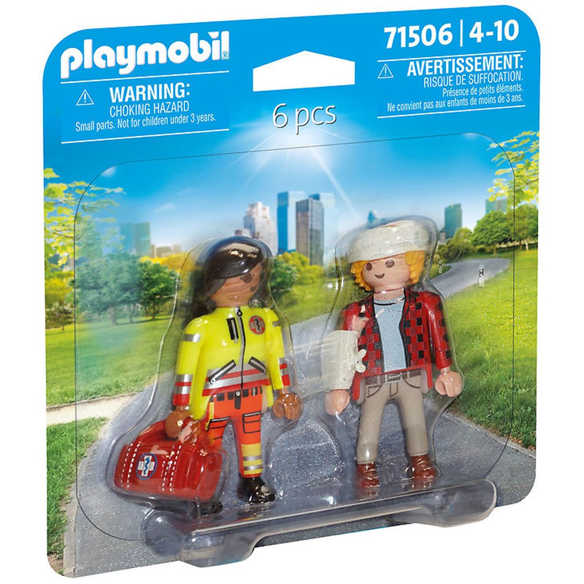 Playmobil DuoPack - Paramediciner med Patient - 71506 - 6 Dele