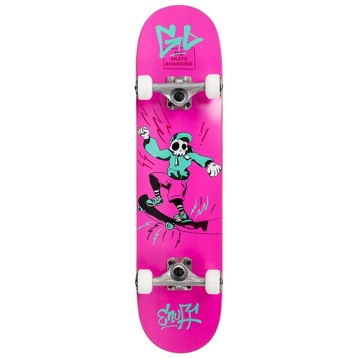 Enuff Skateboard - 7.25'' - Skully Mini Komplet - Pink