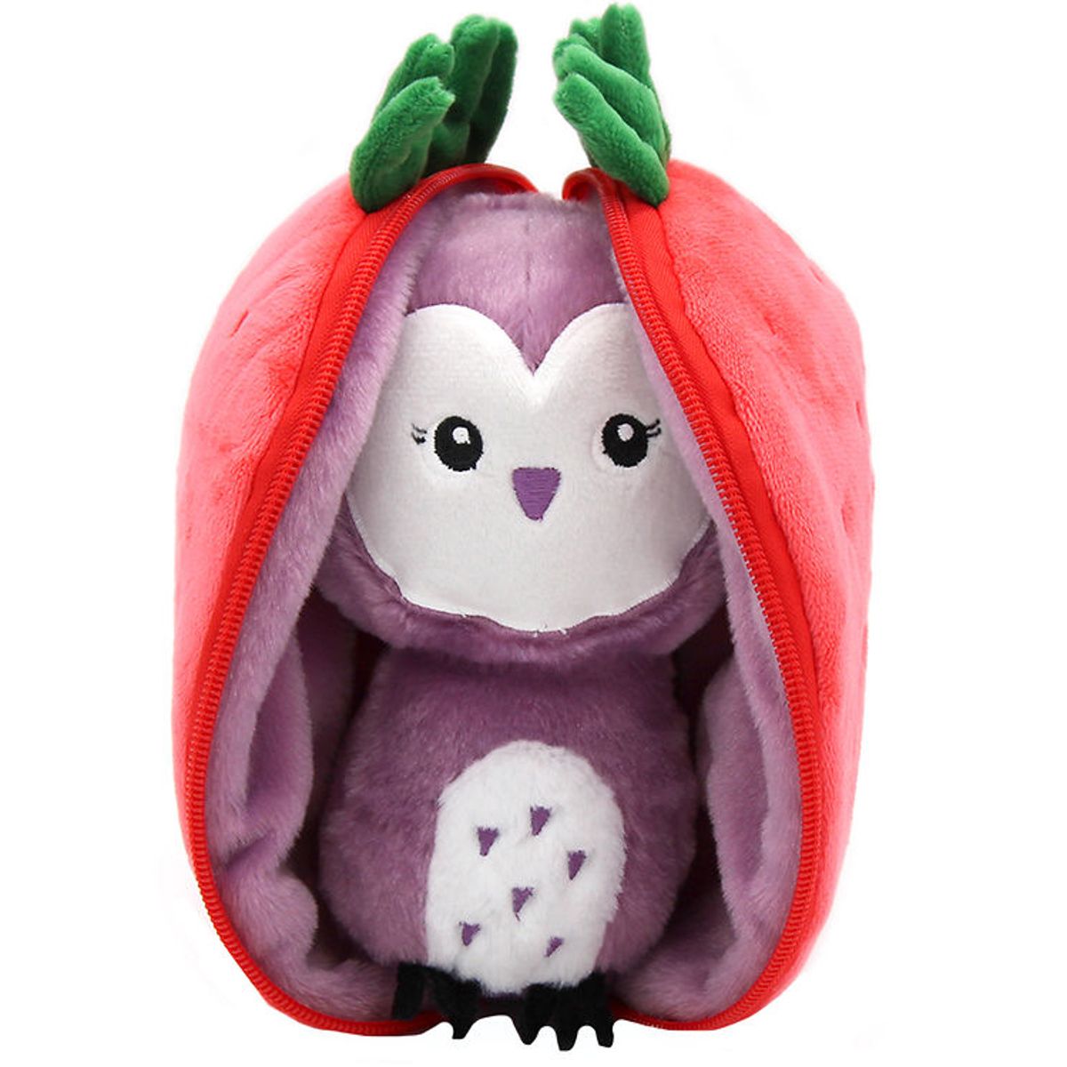 Flipetz Bamse - Violet The Owl Strawberry - 20 cm