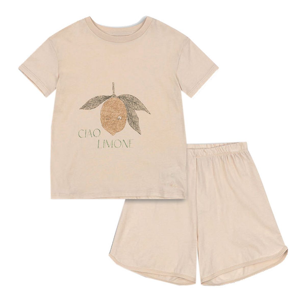 Konges Sløjd Sæt - T-shirt/Shorts - Famo - Birch