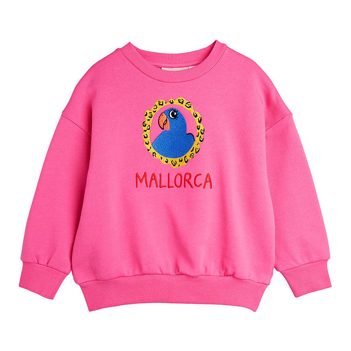 Mini Rodini Sweatshirt - Parrot EMB - Pink