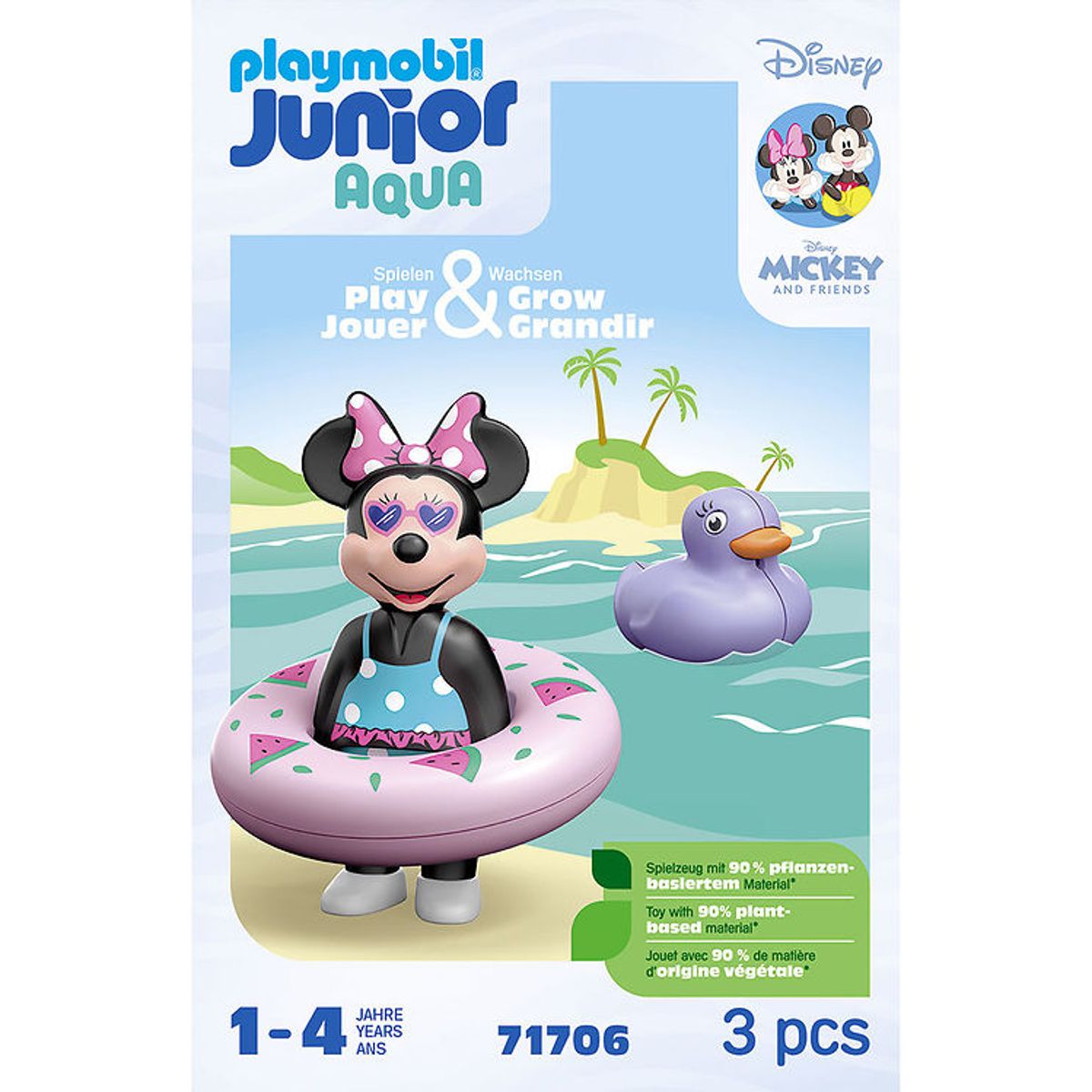 Playmobil Junior & Disney: Aqua - Minnie's Strandtur - 717