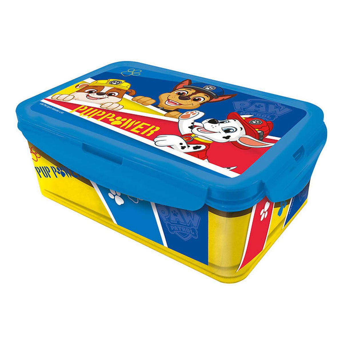 Paw Patrol Madkasse - Lunch Box - 21x13 cm - Blå/Gul