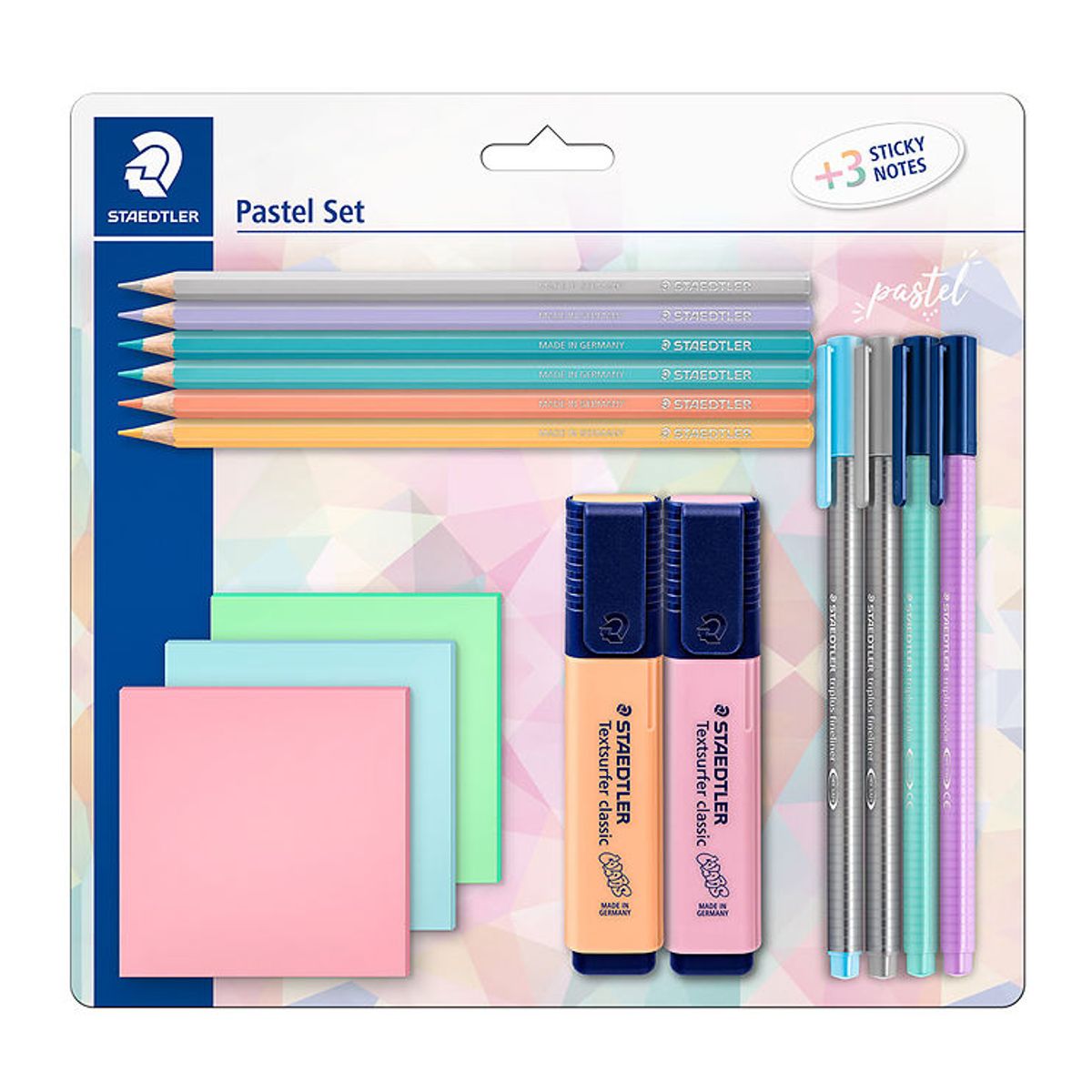 Staedtler Farvesæt - Pastel - 15 Dele