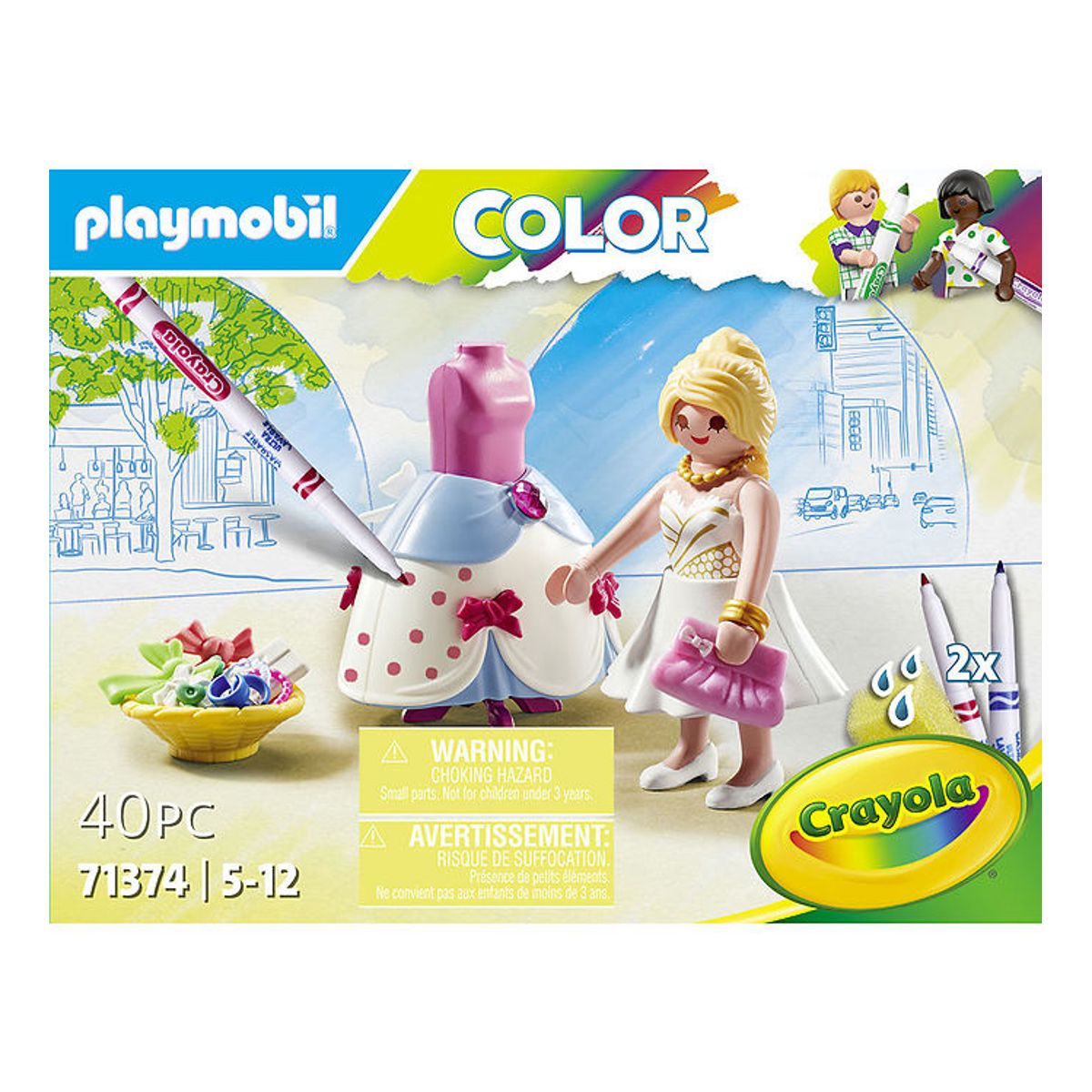 Playmobil Color - Modekjole - 71374 - 40 Dele