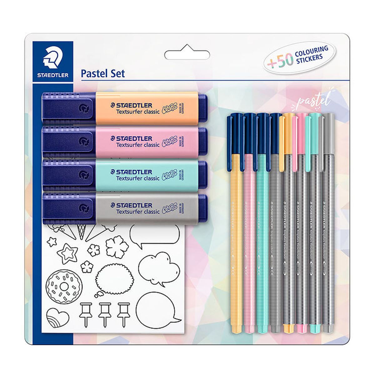 Staedtler Farvesæt - Pastel - 12 dele