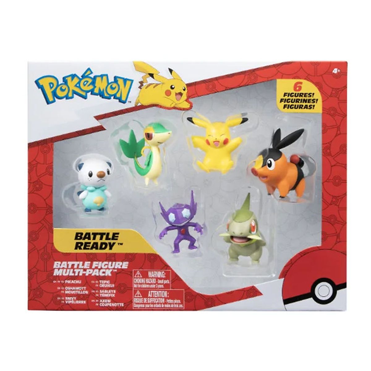 Pokémon Figurer - 6-pak - Battle Ready