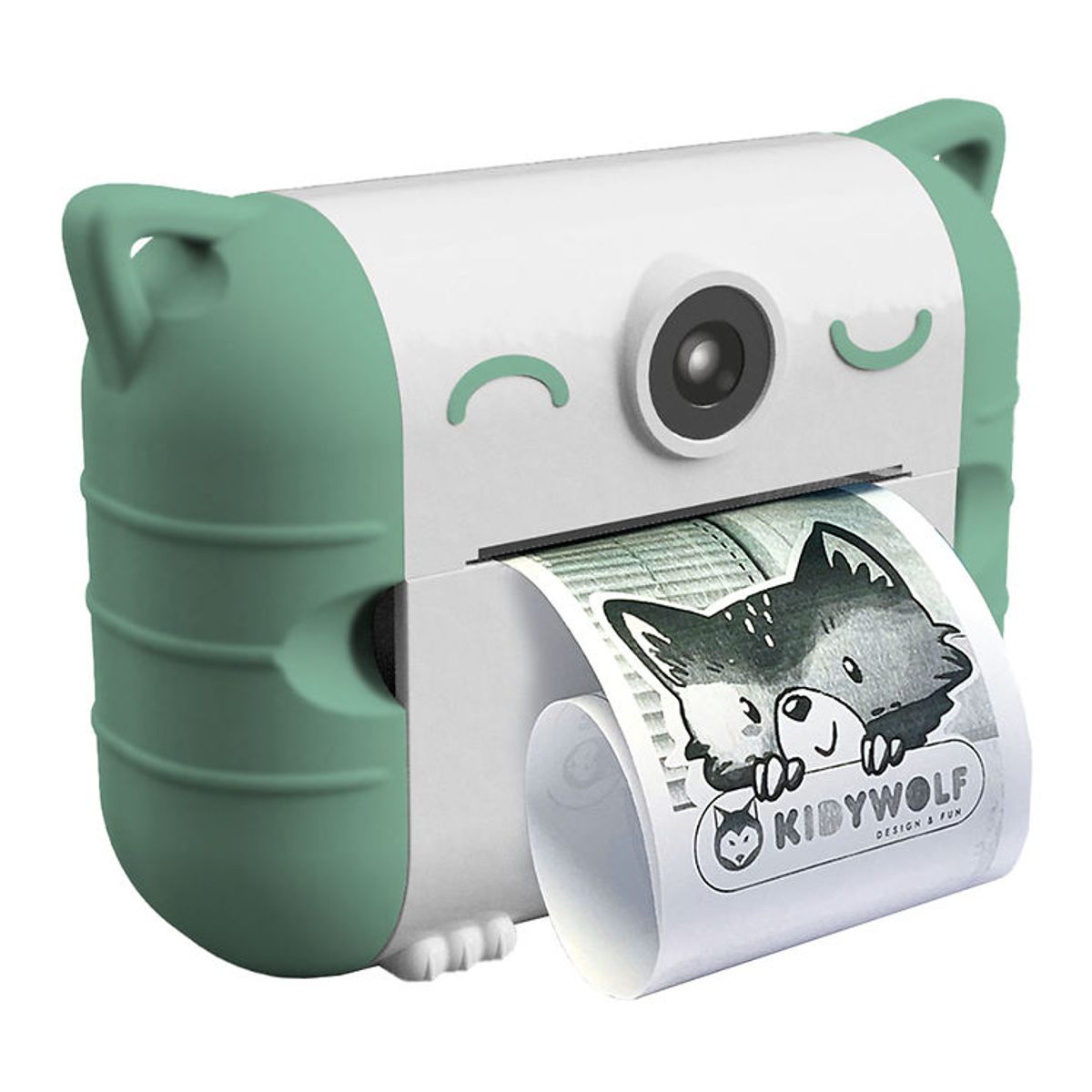 Kidywolf Kamera m. Printer - Kidyprint - Camera Green