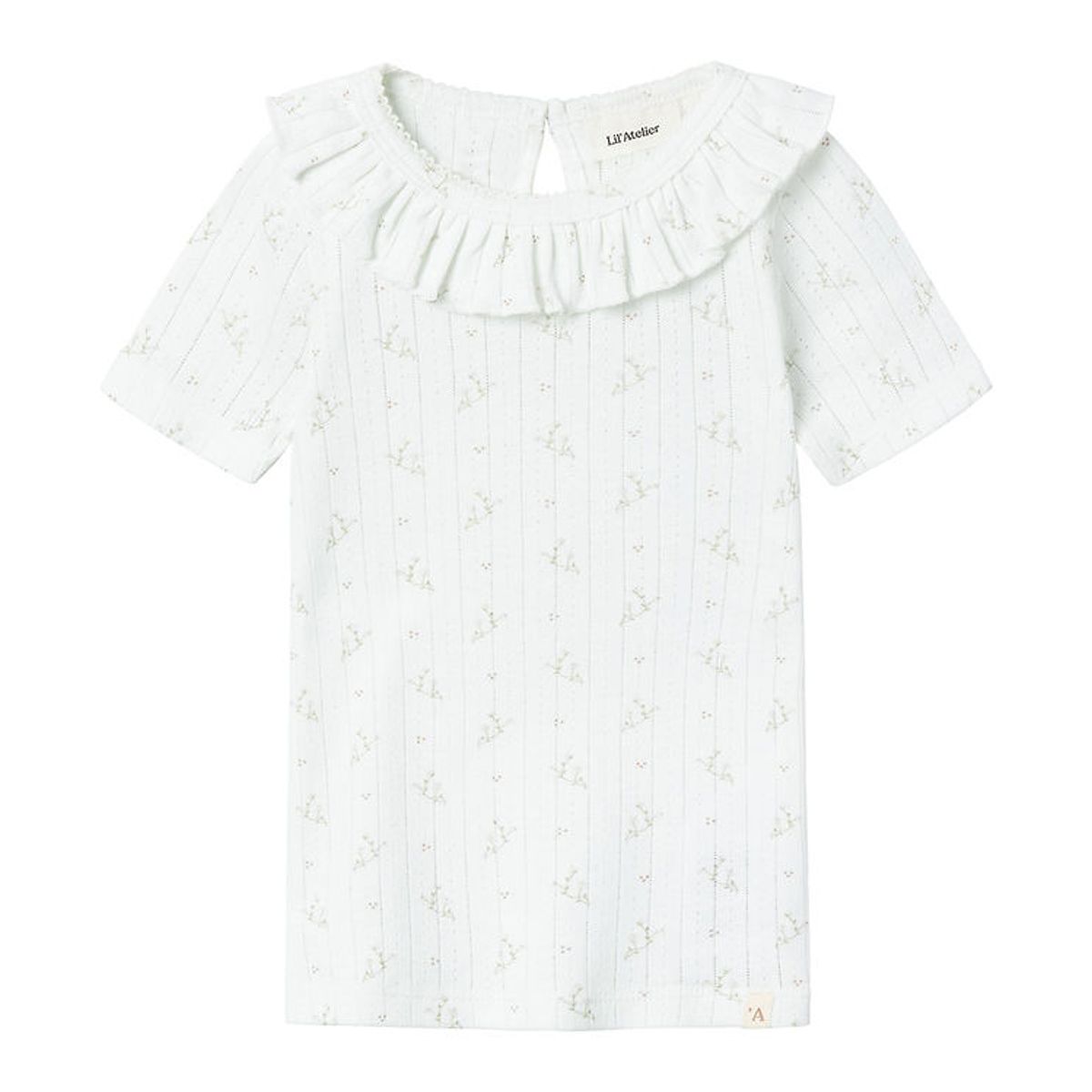 Lil' Atelier T-shirt - NmfRachello - Coconut Milk m. Blomster