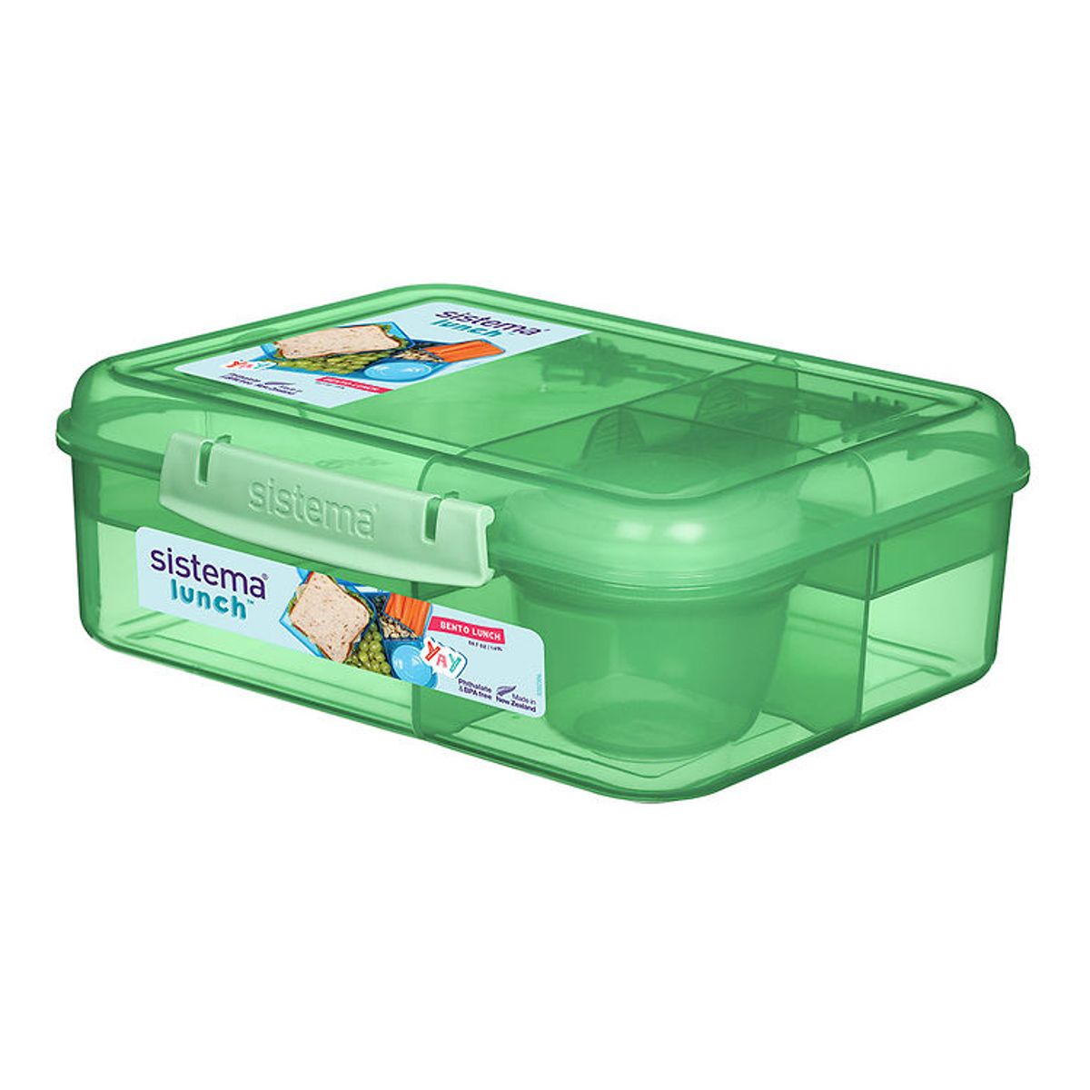 Sistema Madkasse - Bento Lunch - 1,65 l - Grøn