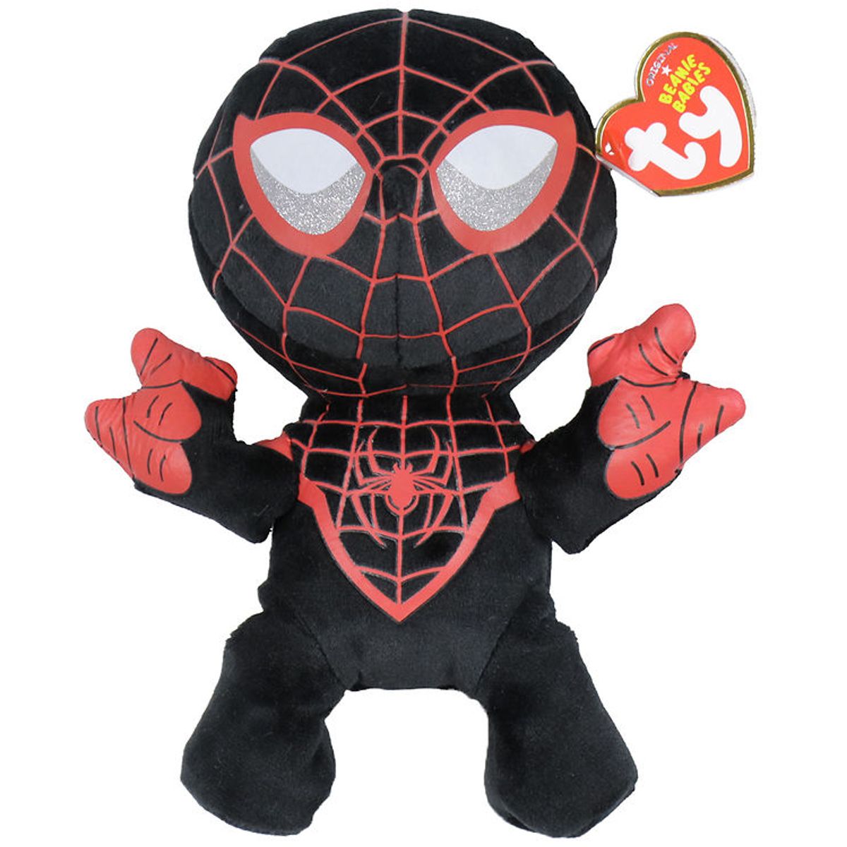 Ty Bamse - Beanie Babies - 18 cm - Marvel Miles Morales