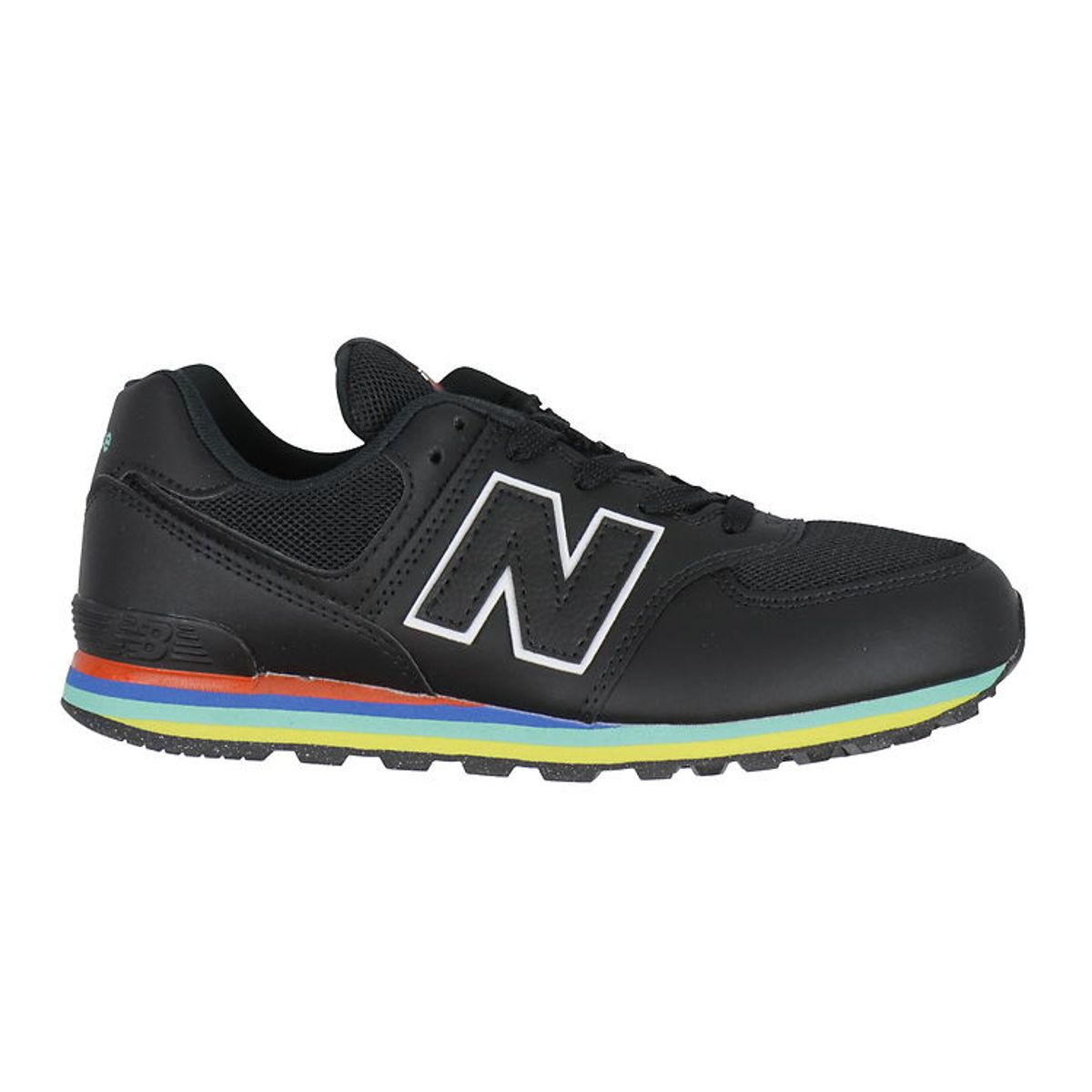 New Balance Sko - 574 - Sort/Neo Flame