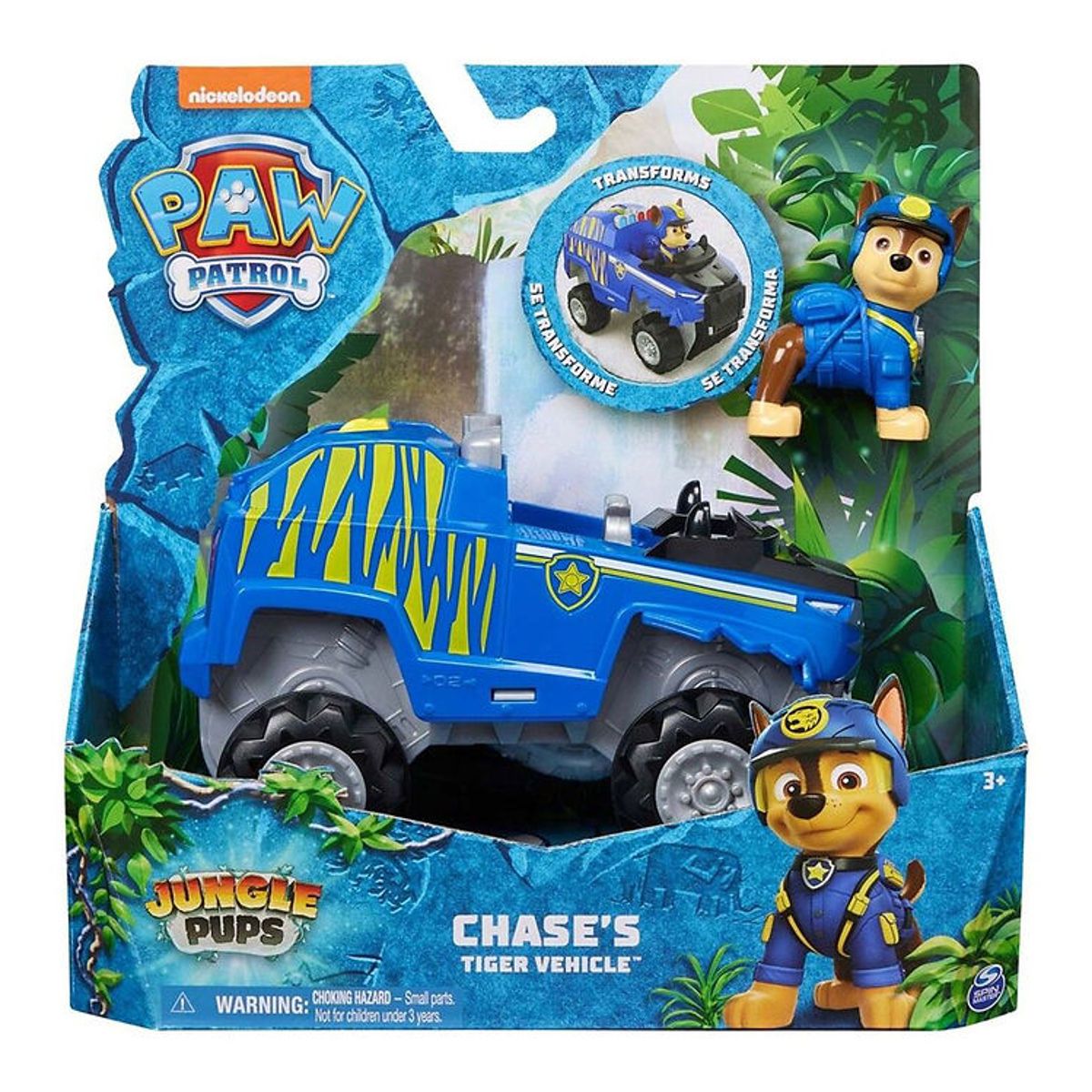 Paw Patrol Legetøjsbil - 16 cm - Chase's Tiger Vehicle