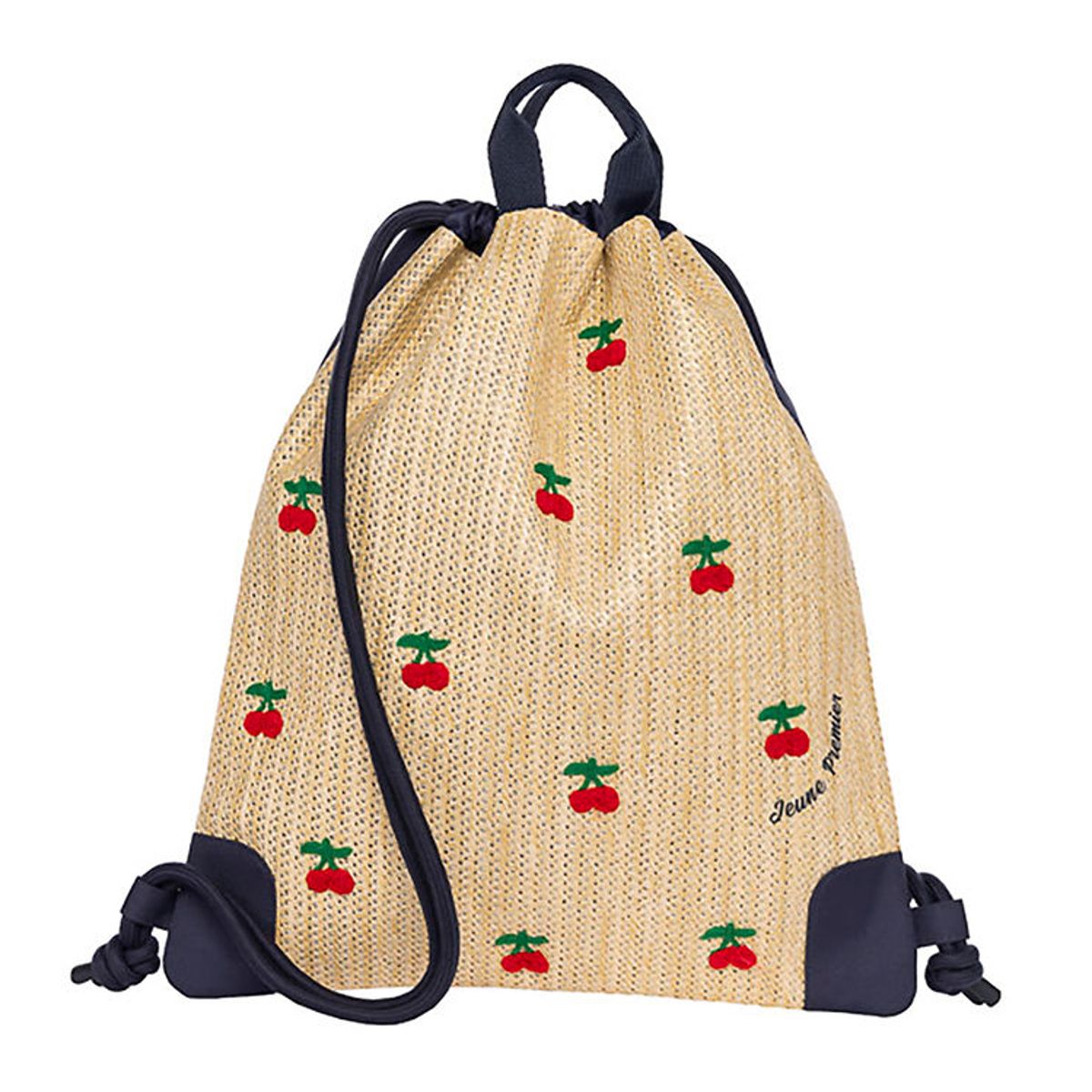 Jeune Premier Gymnastikpose - City Bag - Raffia Cherry