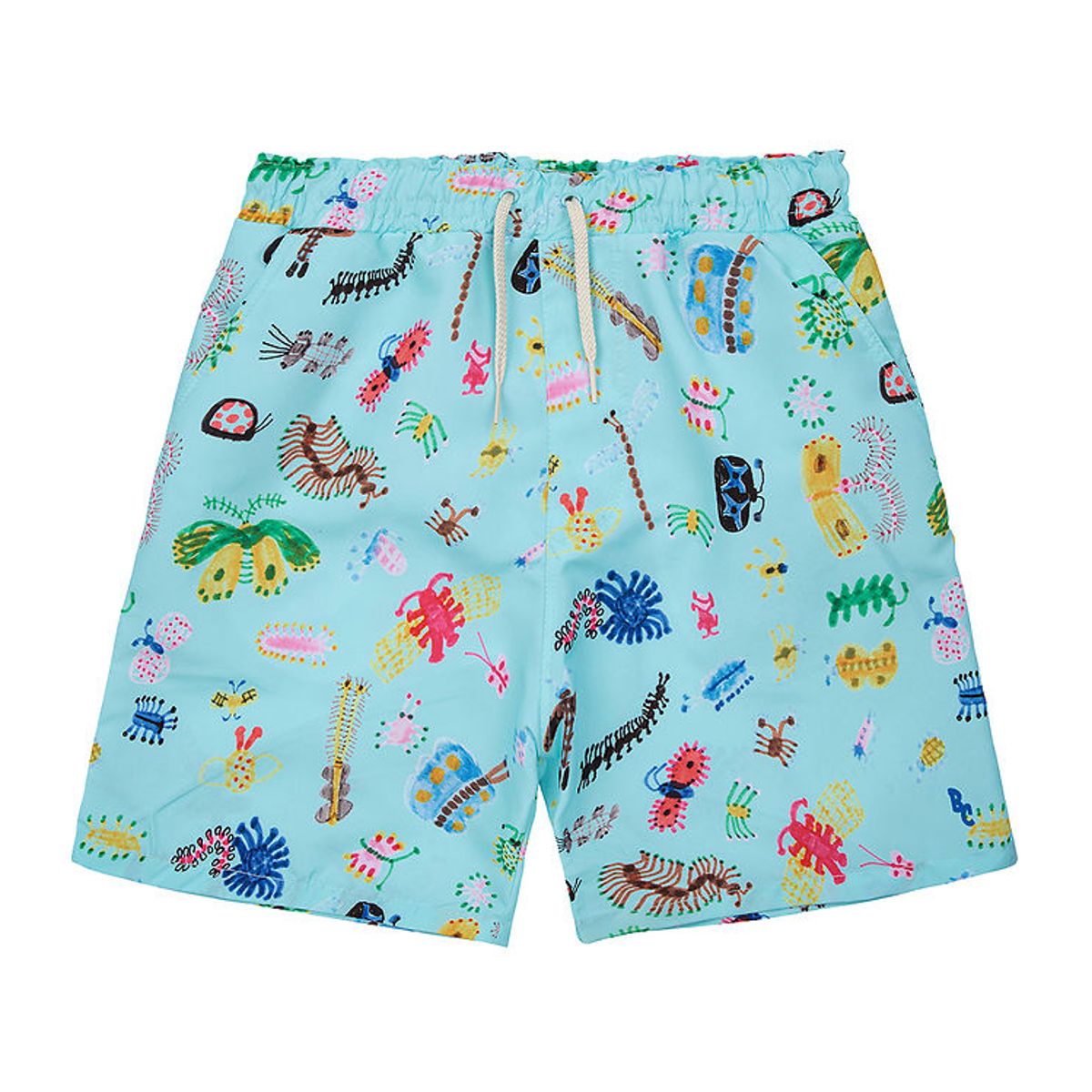 Bobo Choses Badeshorts - UV50+ - Funny Insects - Bermuda - Aqua