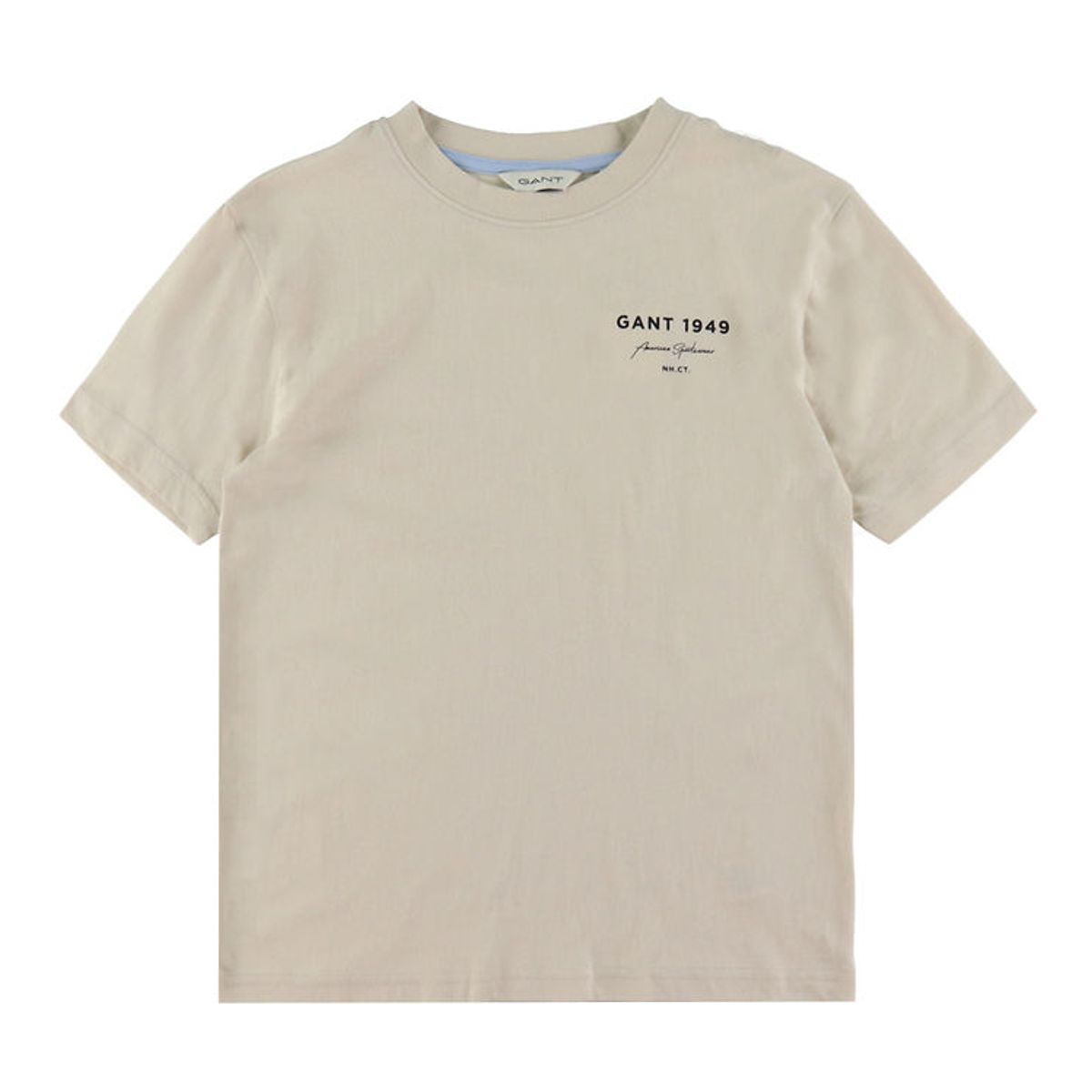 GANT T-shirt - Graphic Script - Soft Oat