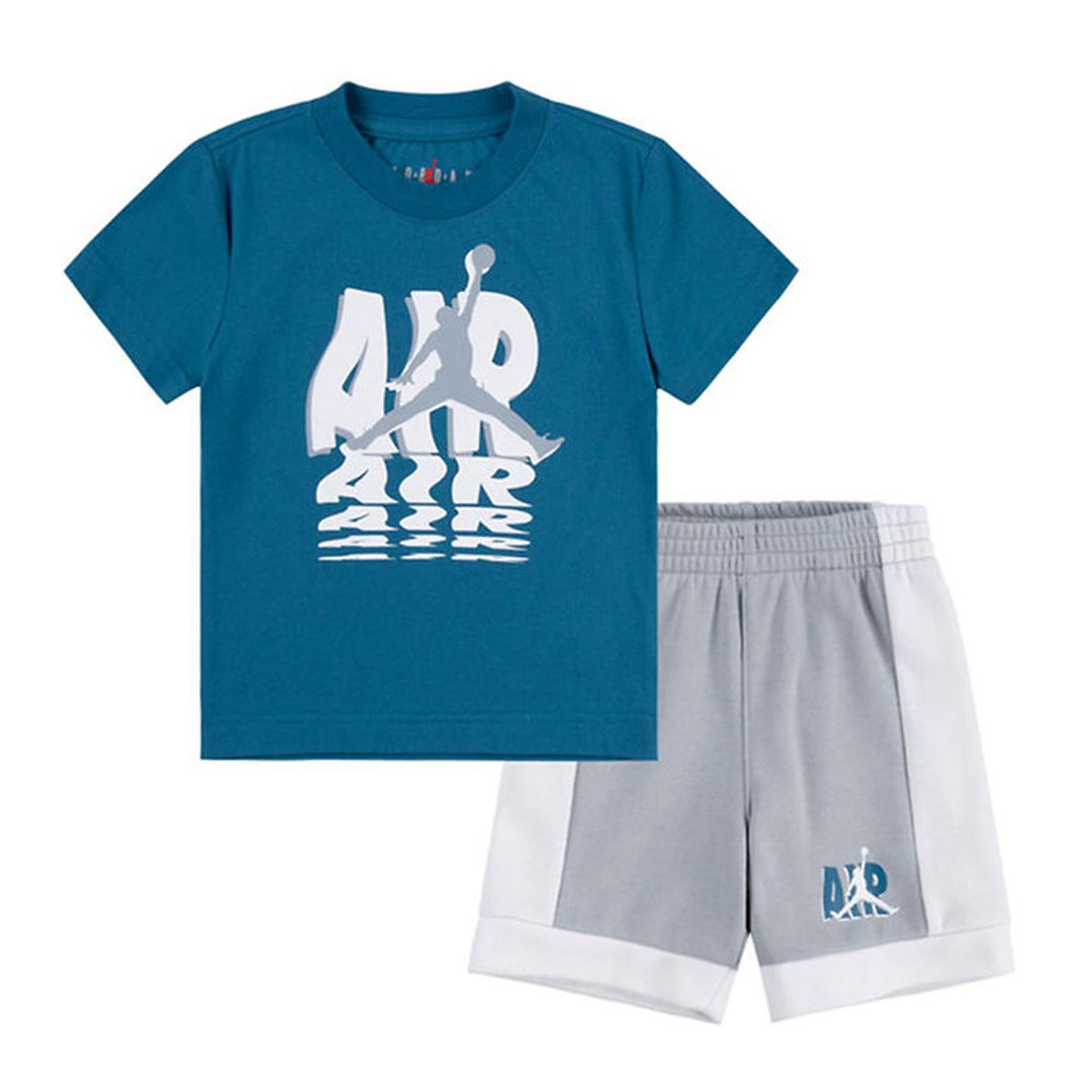 Jordan Shortssæt - Shorts/T-shirt - Wolf Gray