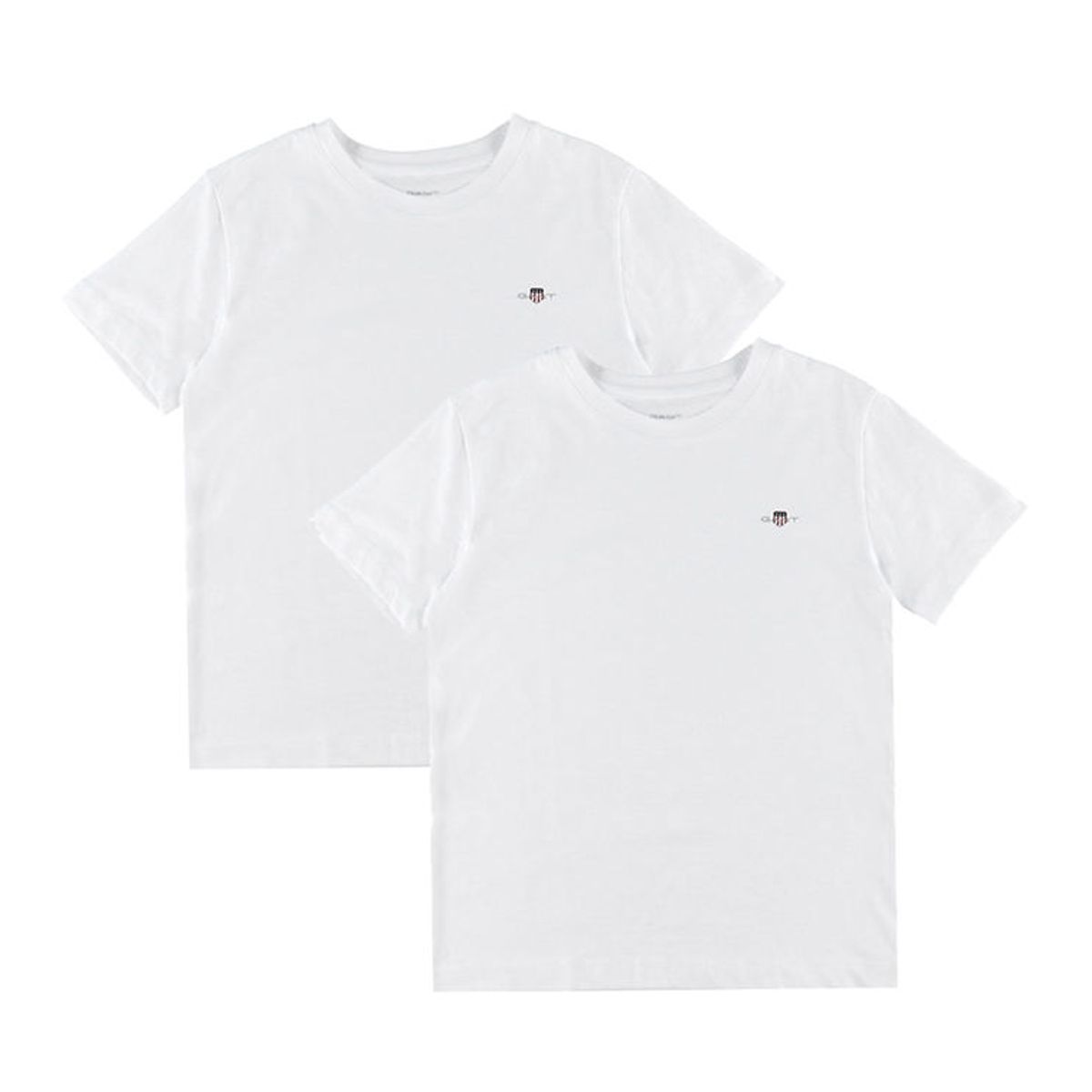 GANT T-shirt - 2-pak - Hvid