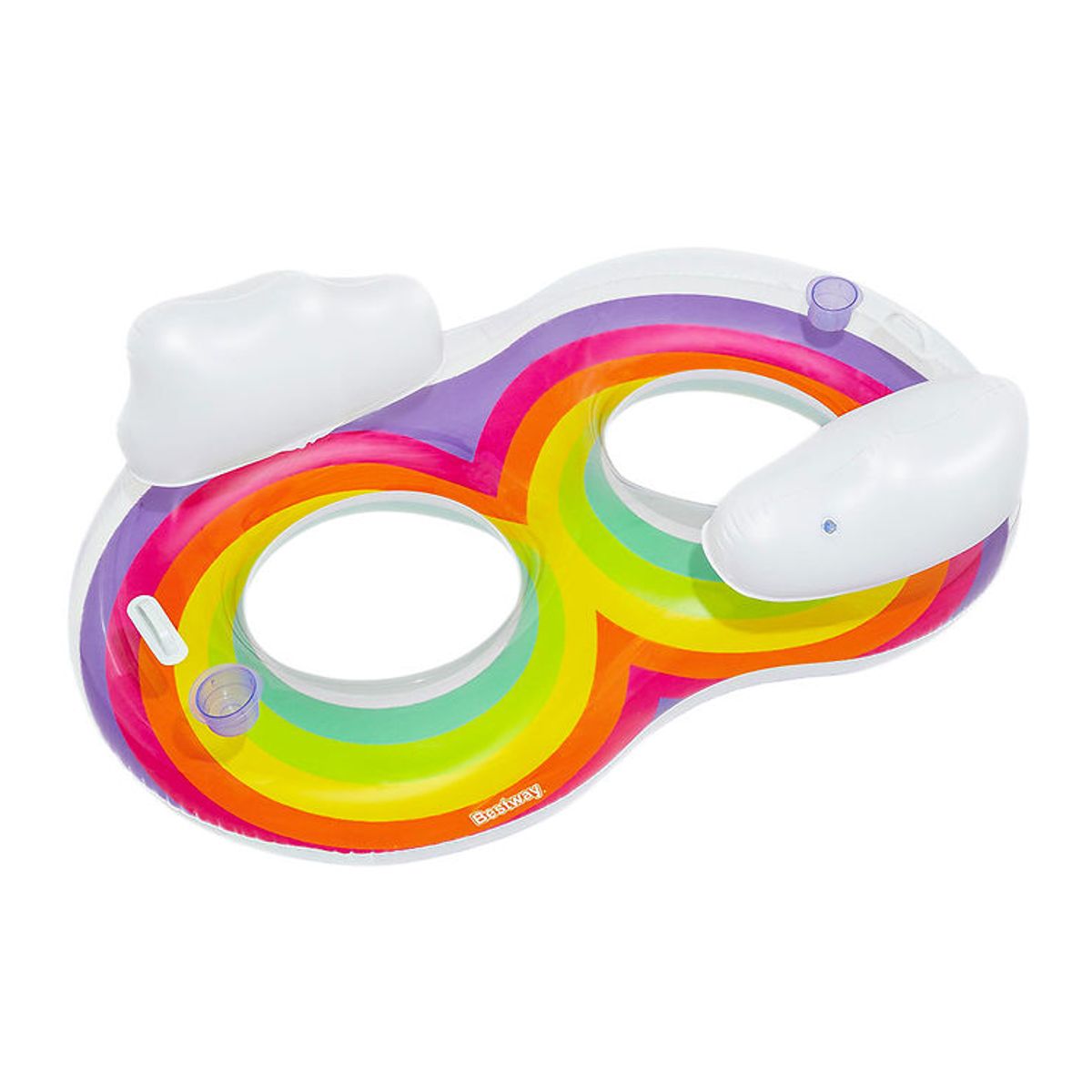 Bestway Flyder - 186x116 - Rainbow Dreams Double Swim Tube