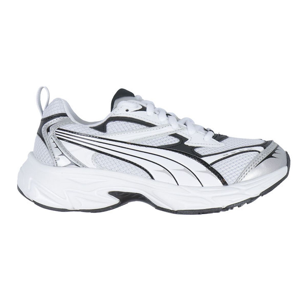 Puma Sko - Morphic Base Jr - Feather Gray/Sort