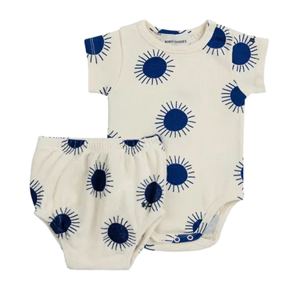 Bobo Choses Sæt - Body k/æ/Bloomers - Offwhite