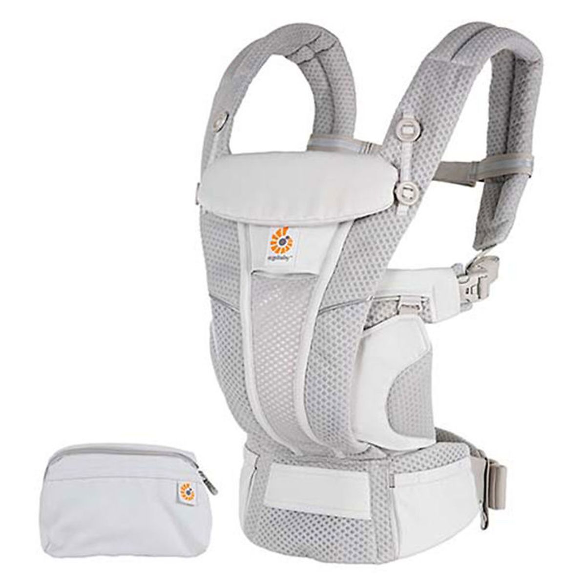 Ergobaby Bæresele - Omni Breeze - 1 in Airflow - Pearl Grey