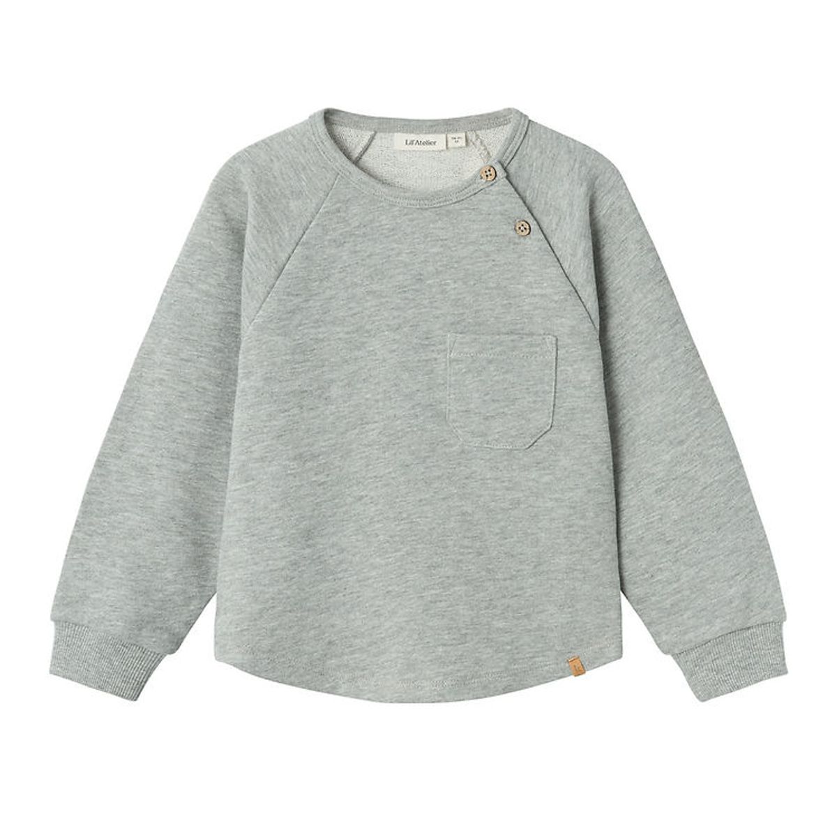 Lil' Atelier Sweatshirt - NmmLander - Grey Melange