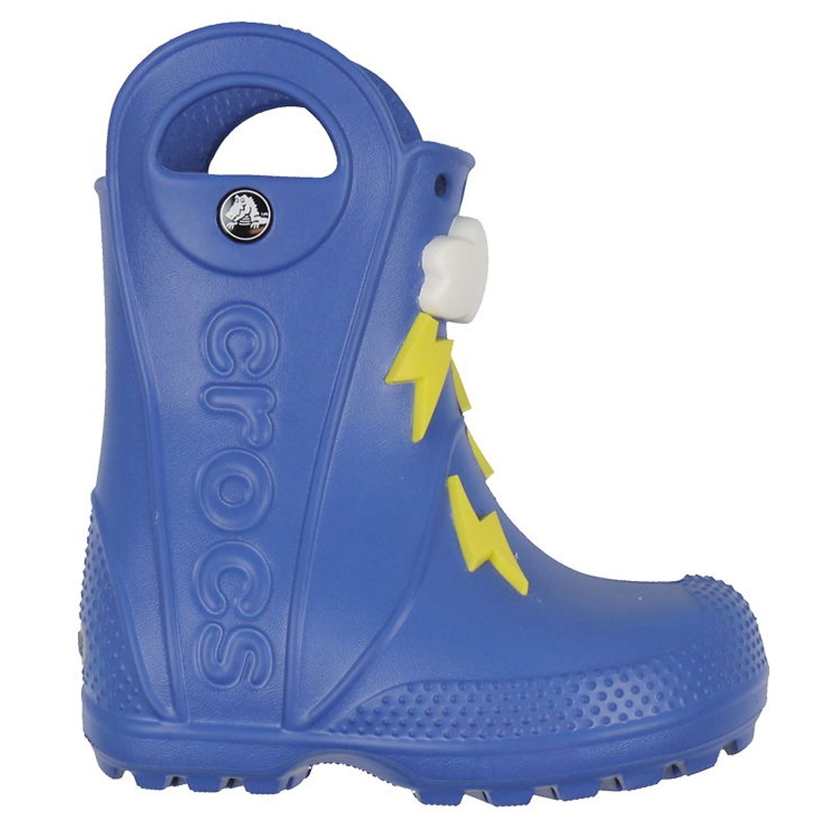 Crocs Gummistøvler - Handle It Lightning Bolt Rain Boot K - Blue