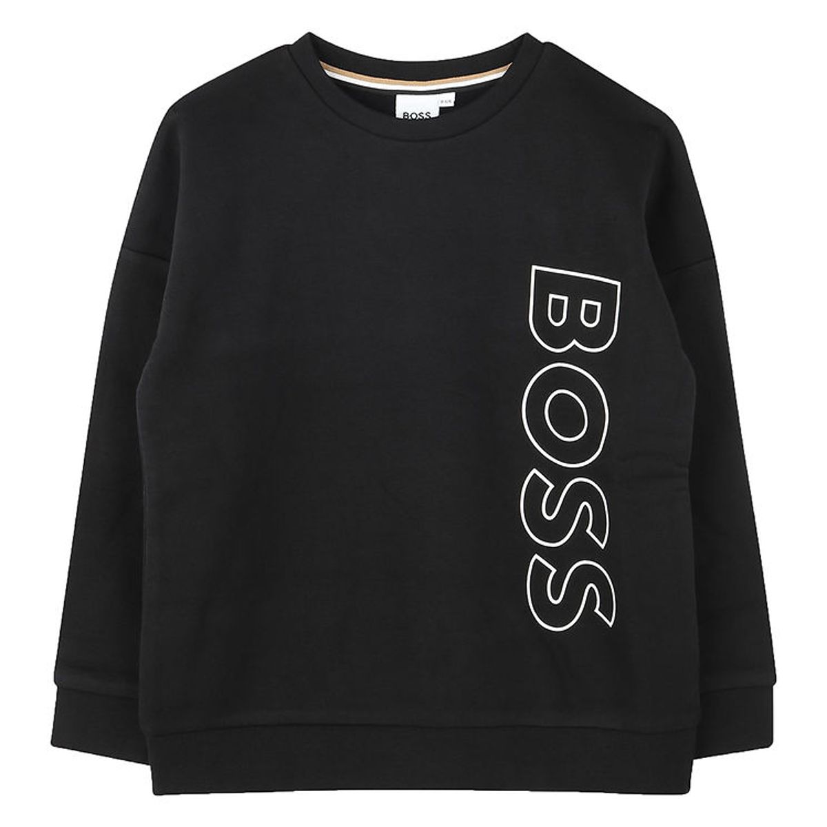 BOSS Sweatshirt - Sort m. Hvid