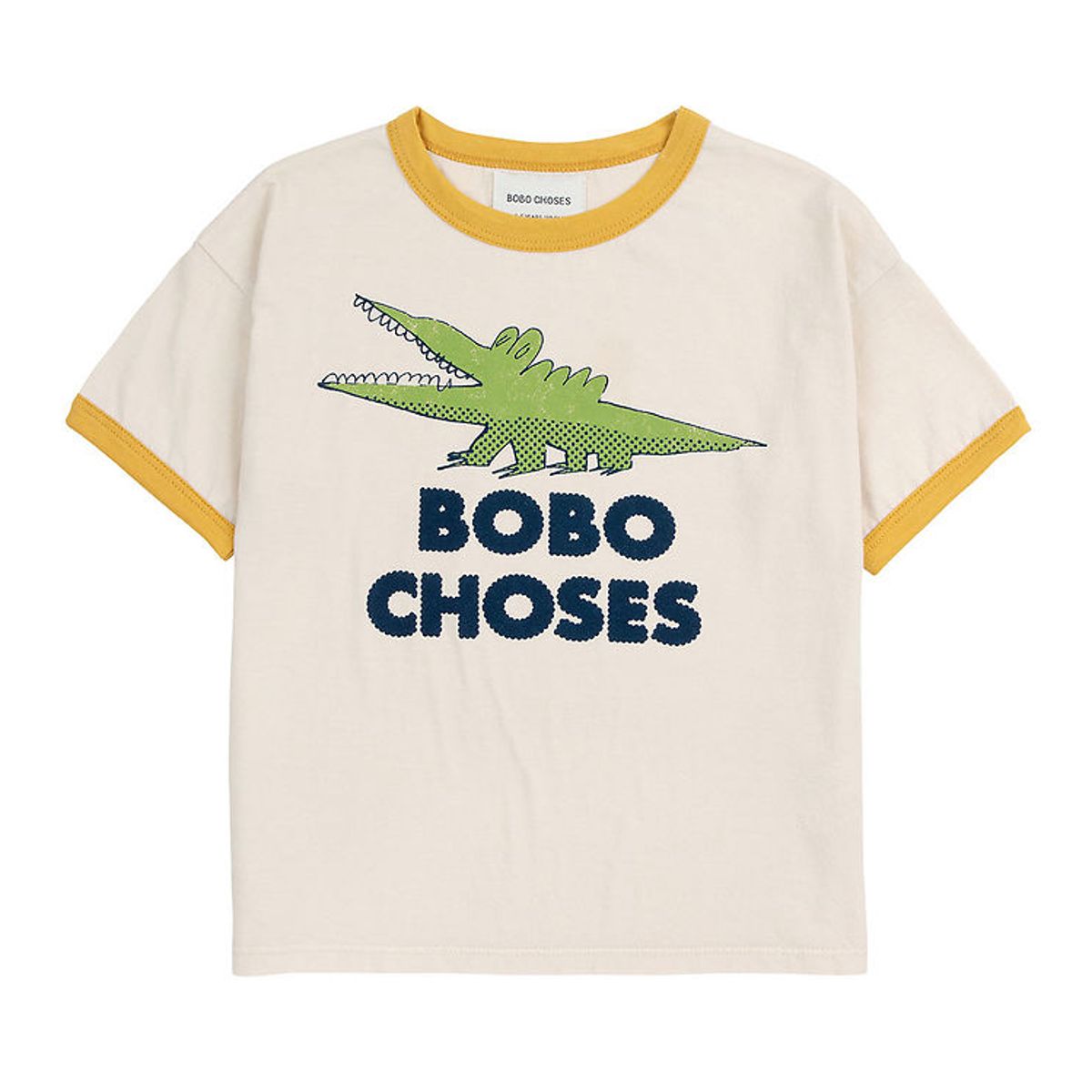 Bobo Choses T-shirt - Talking Crocodile - Off White