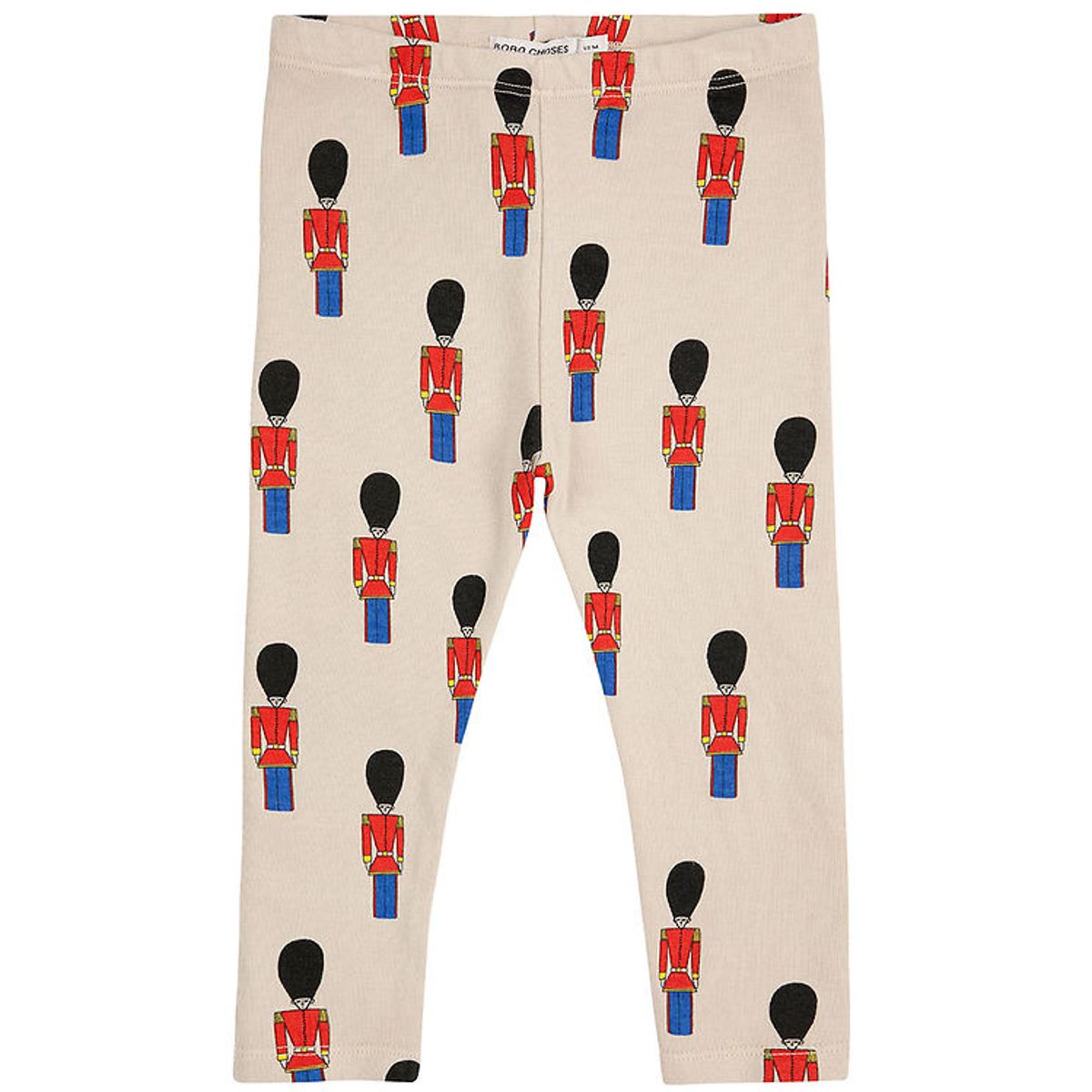 Bobo Choses Leggings - Little Tin Soldiers - Off White