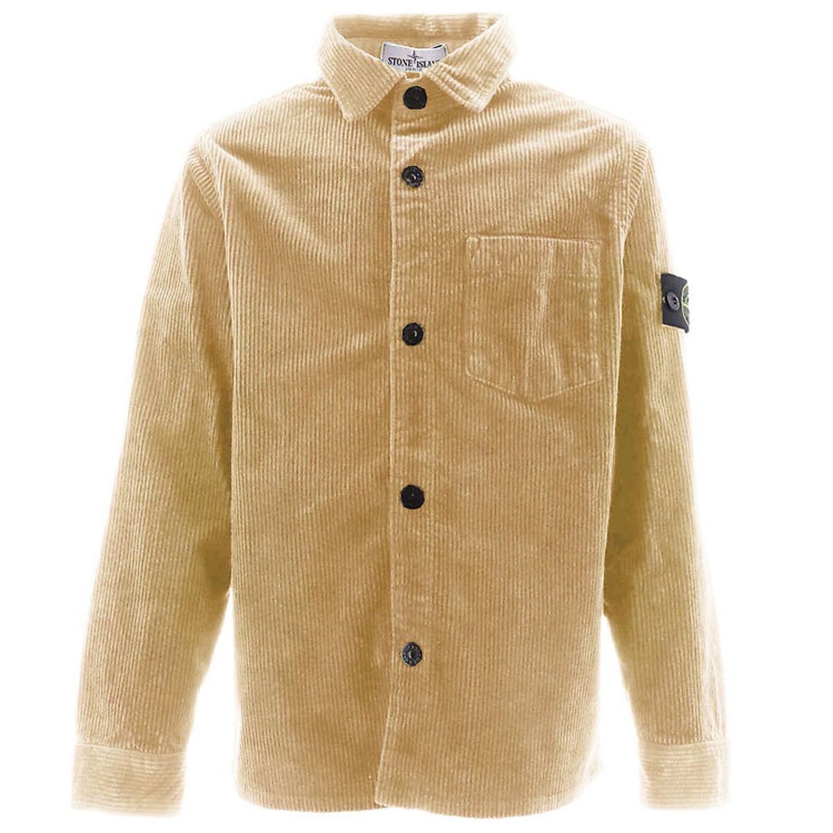 Stone Island Overshirt - Fløjl - Natural Beige