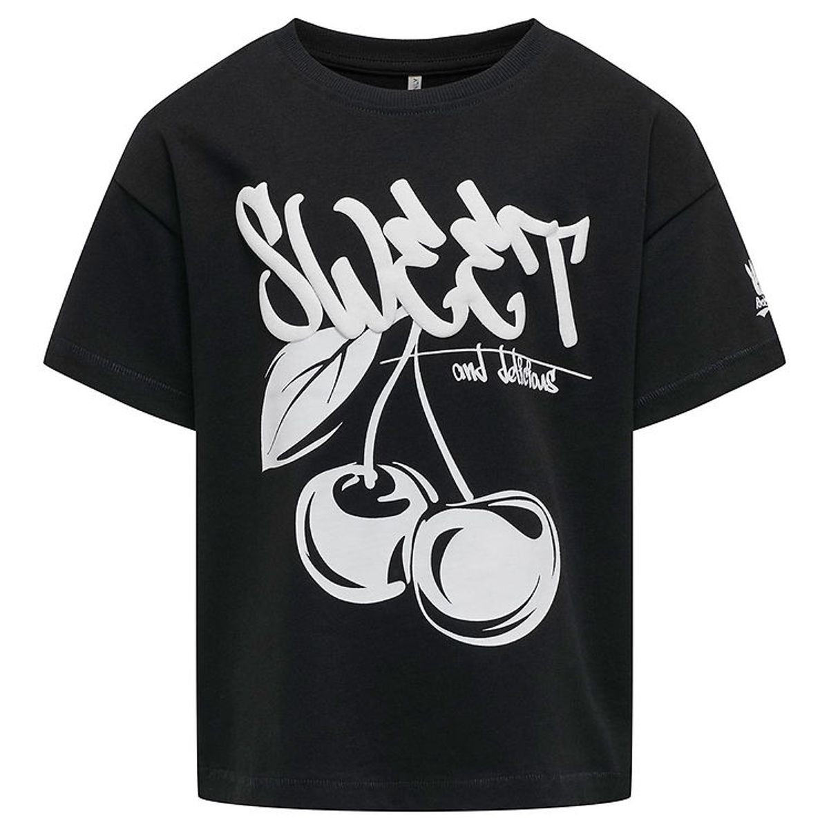 Kids Only T-shirt - KogCilla - Black/Sweet