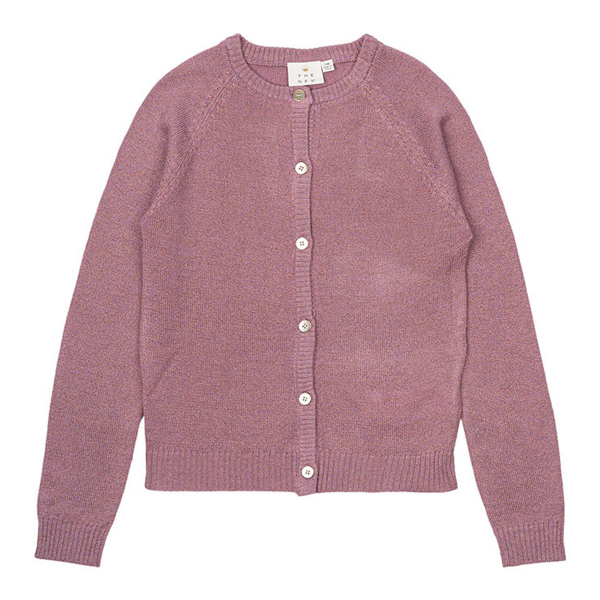 The New Cardigan - TnEve Glitter - Strik - Orchid Haze