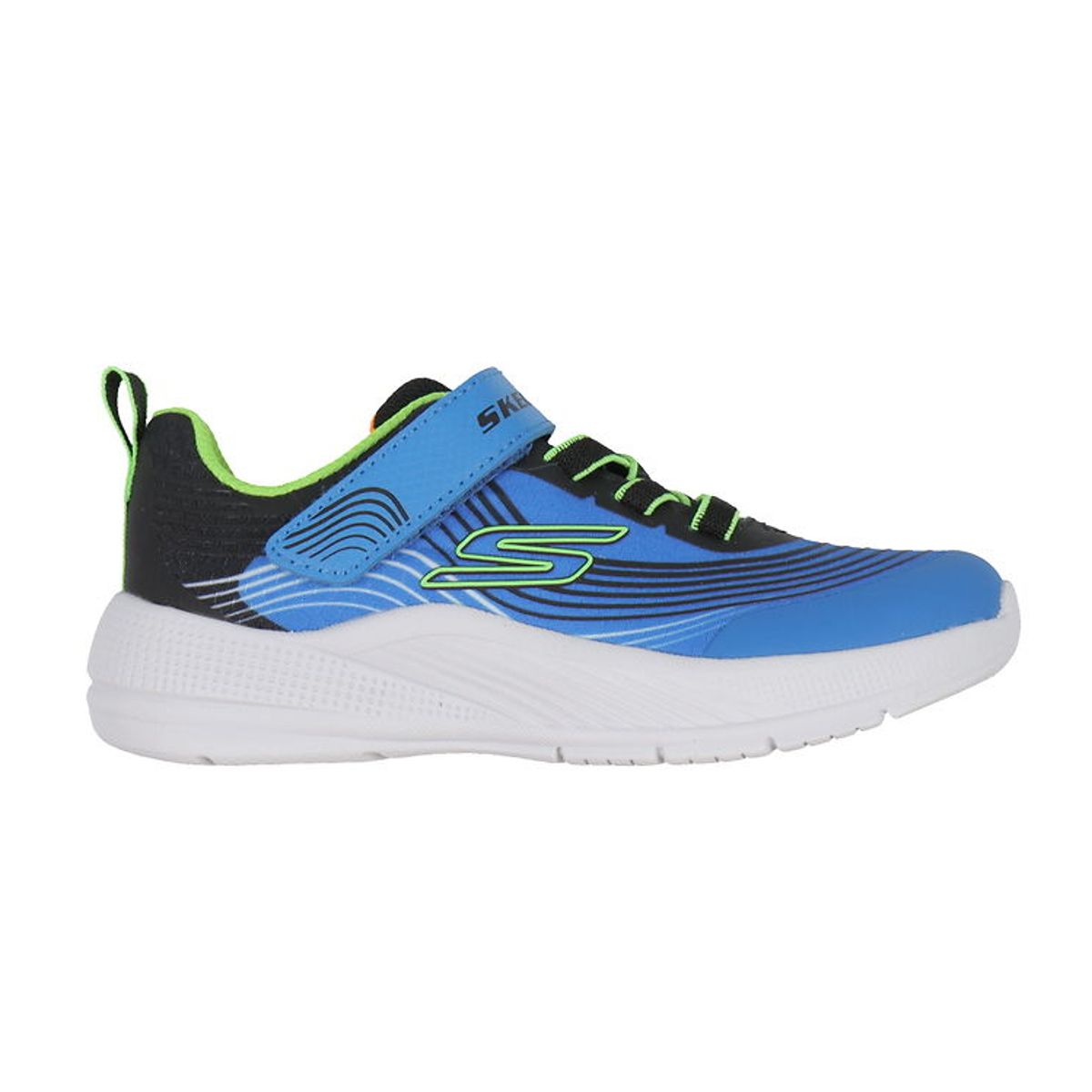 Skechers Sko - Microspec Advance - Blå/Lime