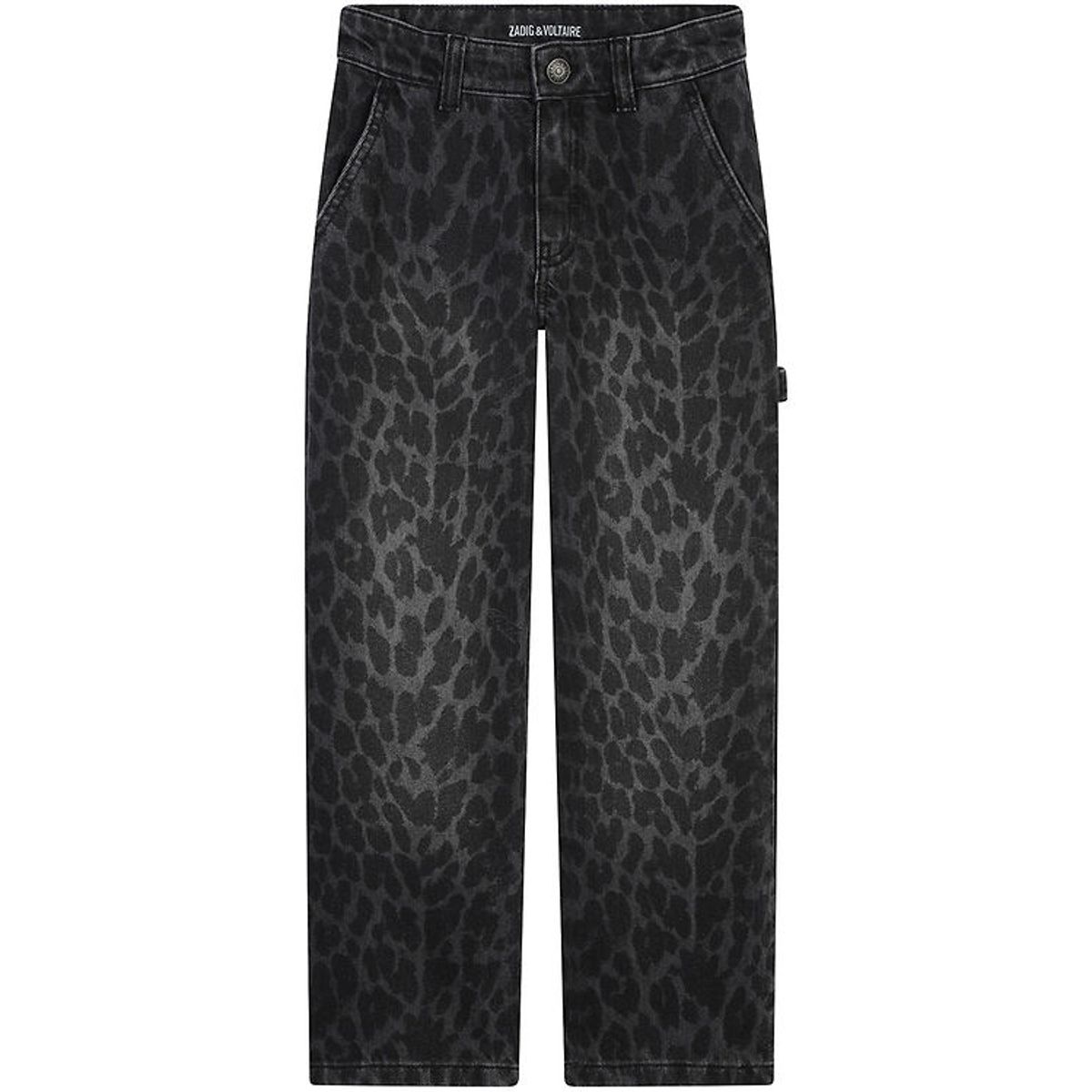 Zadig & Voltaire Jeans - Rinse Wash/Brush m. Leopardprint