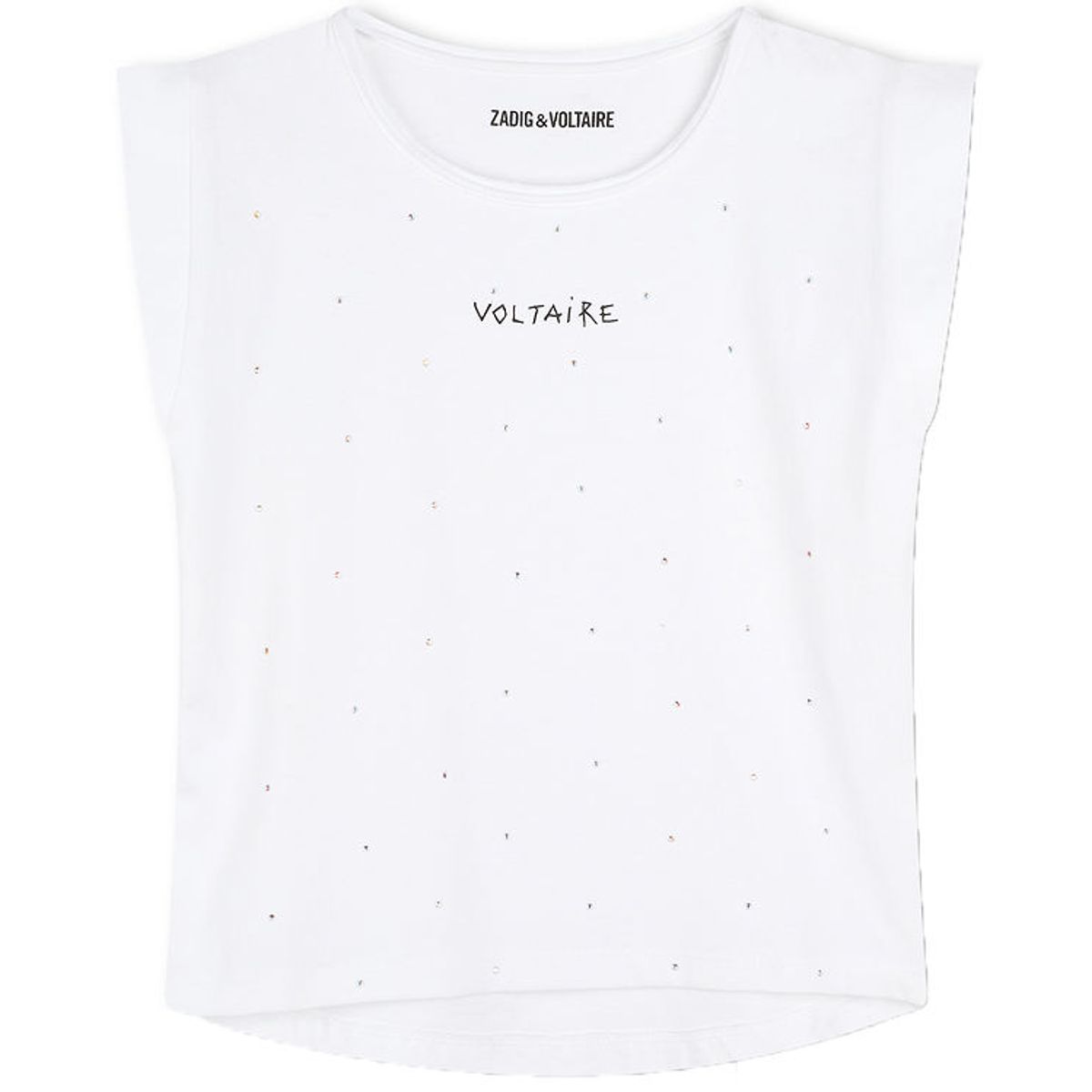 Zadig & Voltaire T-shirt - Hvid m. Similisten