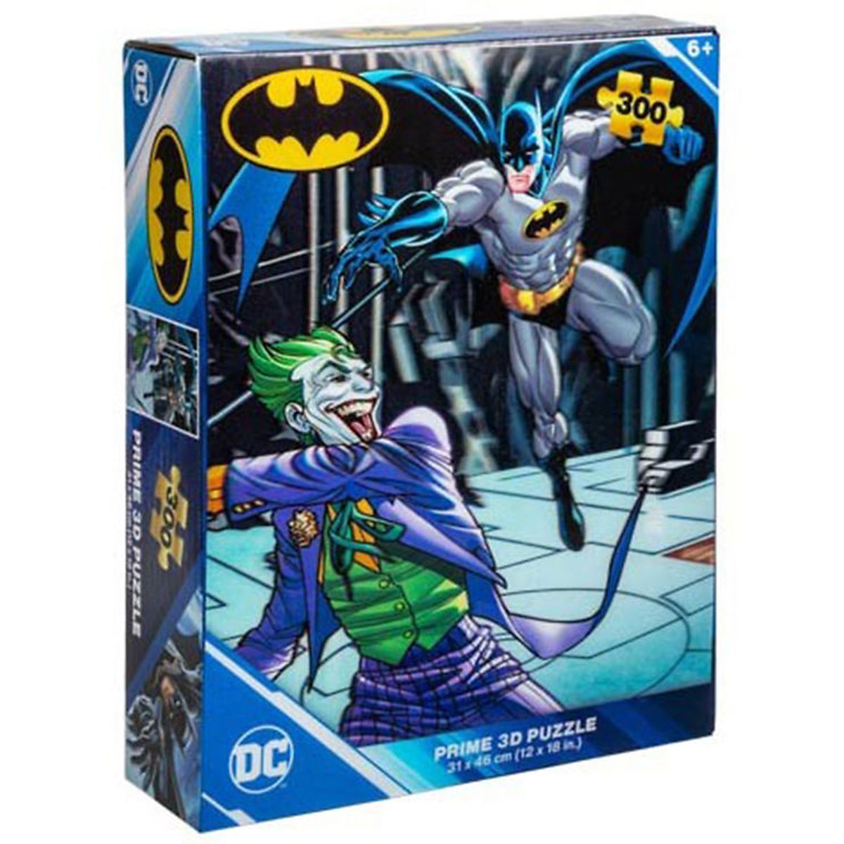 Prime 3D Puzzle Puslespil - 3D - 300 Brikker - Batman vs Joker