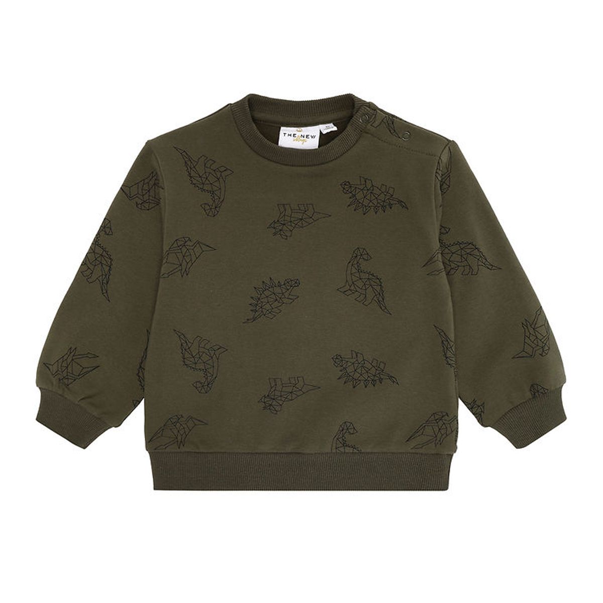 The New Siblings Sweatshirt - TnsLaurent - Ivy Green Dino Aop